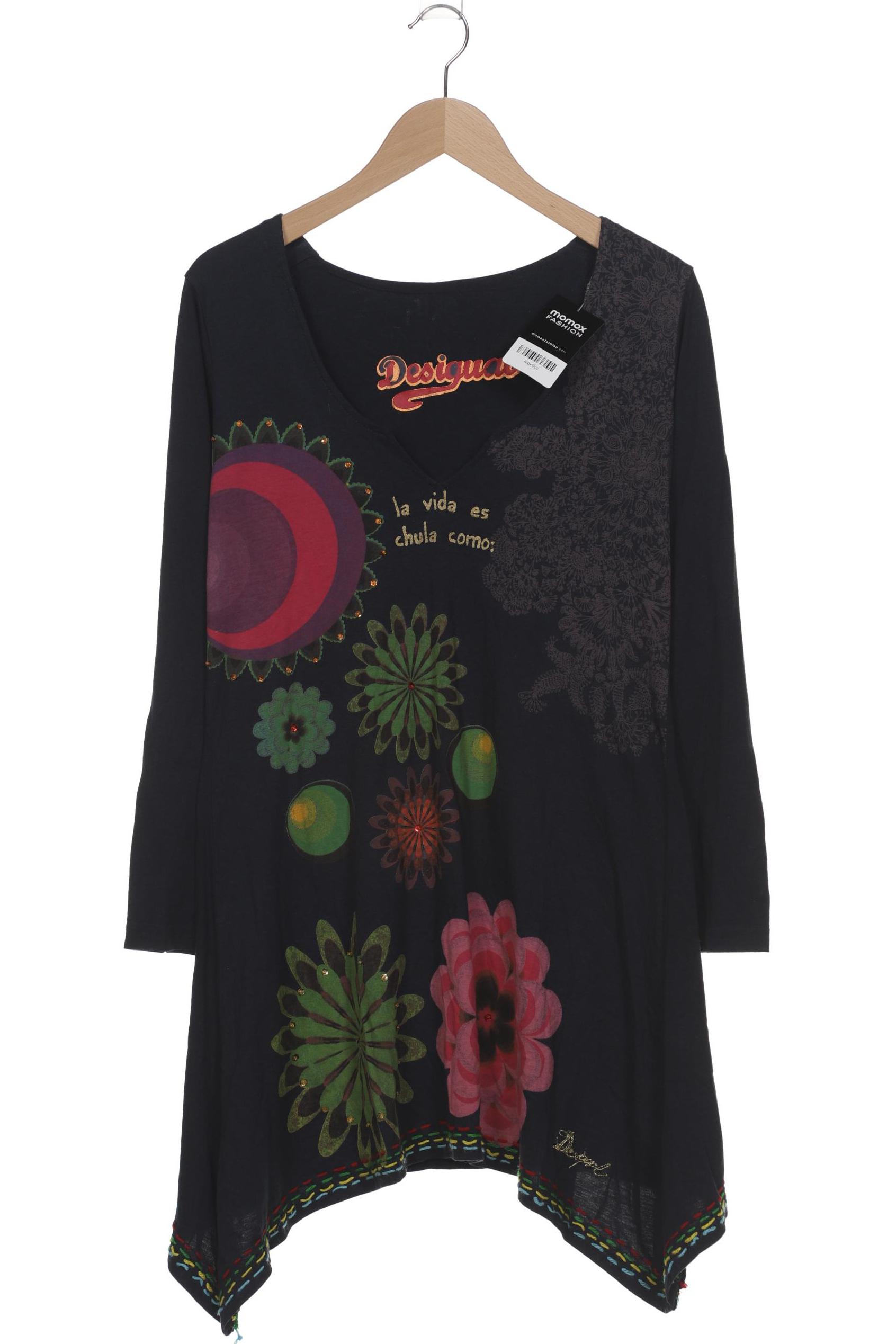 

Desigual Damen Langarmshirt, marineblau, Gr. 44