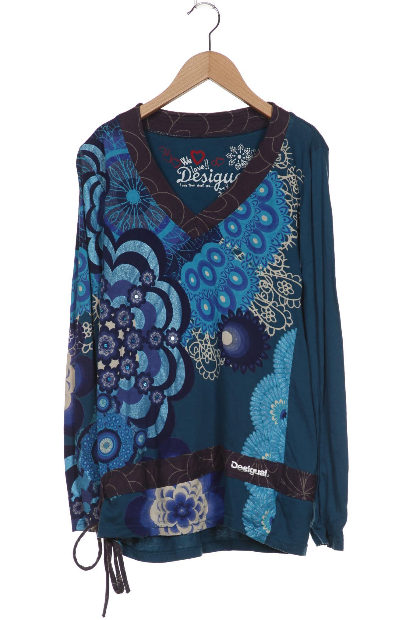 

Desigual Damen Langarmshirt, türkis