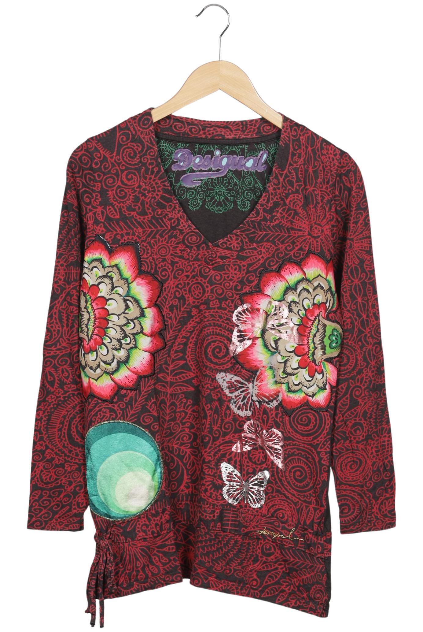 

Desigual Damen Langarmshirt, mehrfarbig, Gr. 44