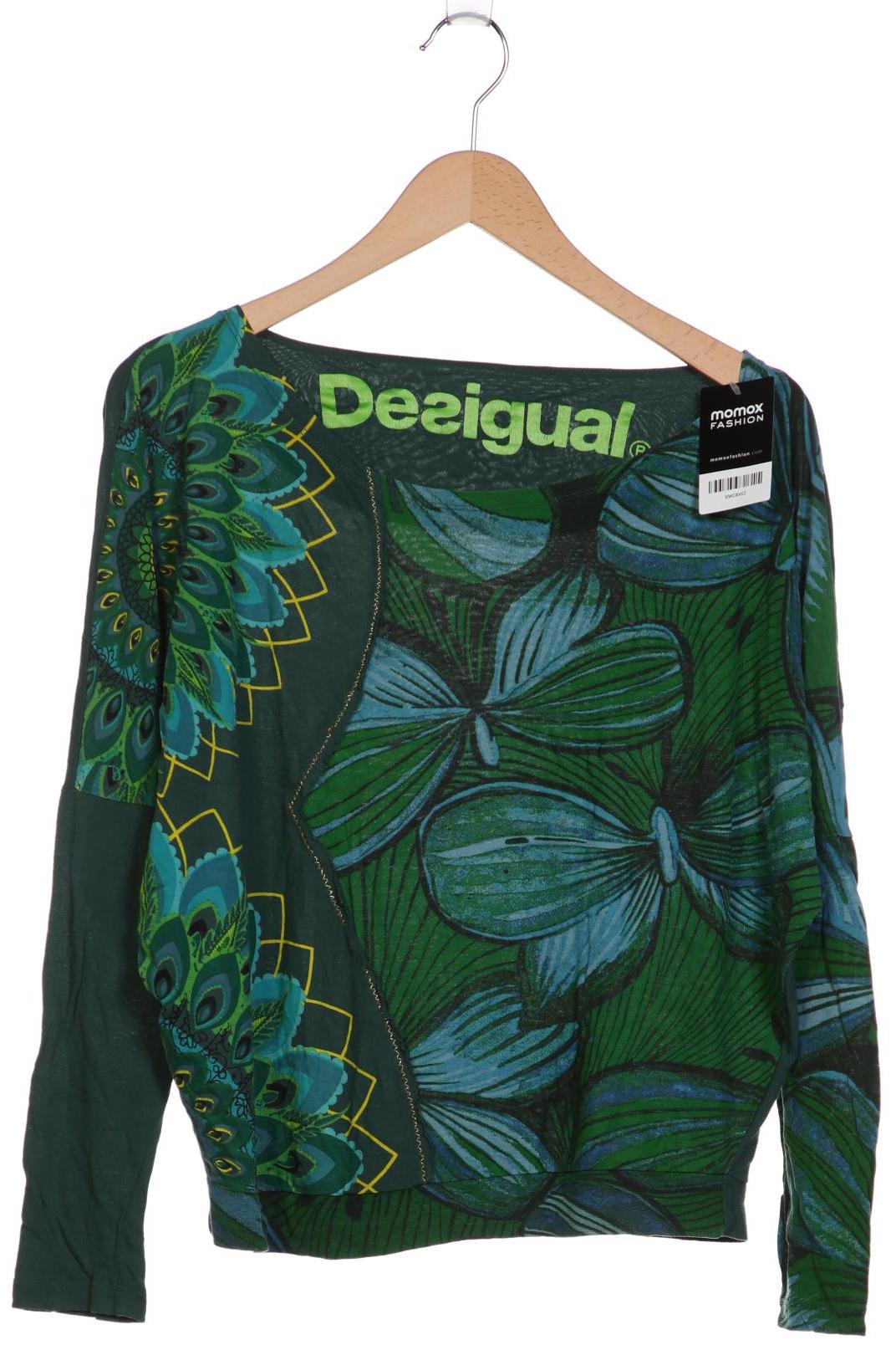 

Desigual Damen Langarmshirt, grün, Gr. 36
