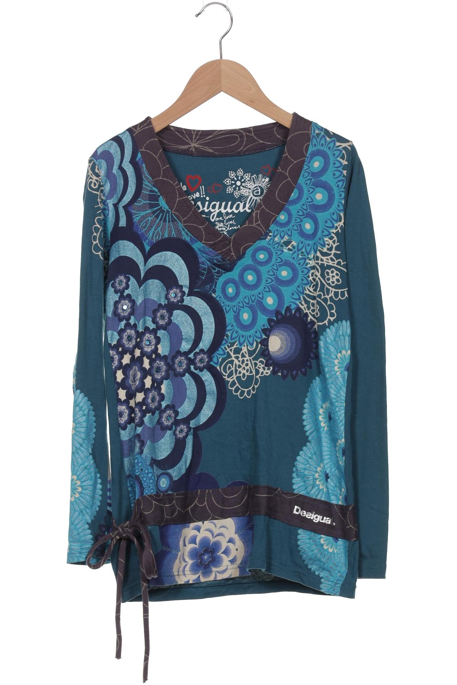 

Desigual Damen Langarmshirt, mehrfarbig, Gr. 38