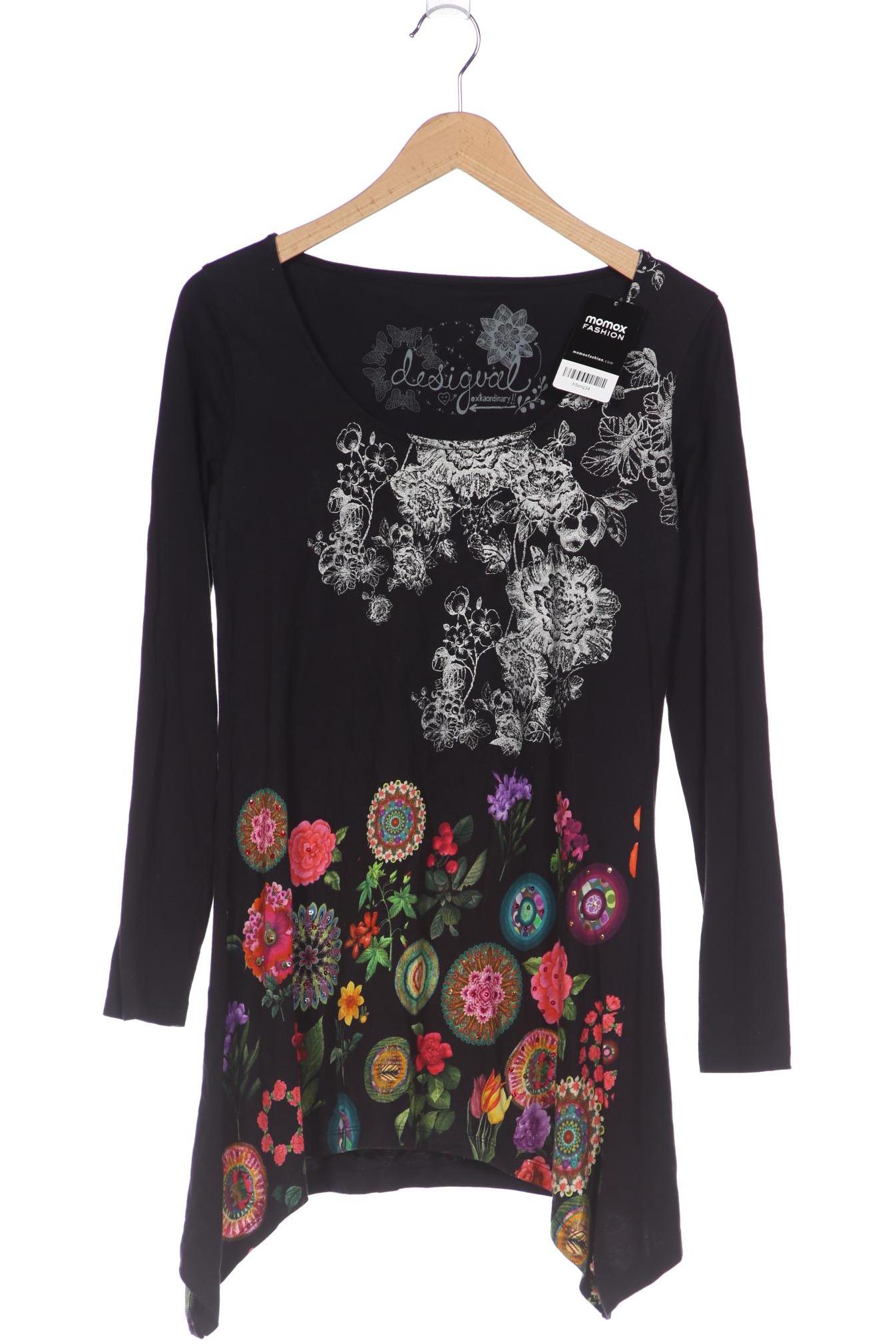 

Desigual Damen Langarmshirt, schwarz, Gr. 42