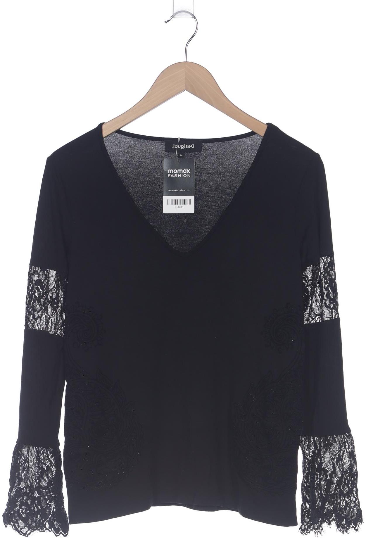 

Desigual Damen Langarmshirt, schwarz, Gr. 38