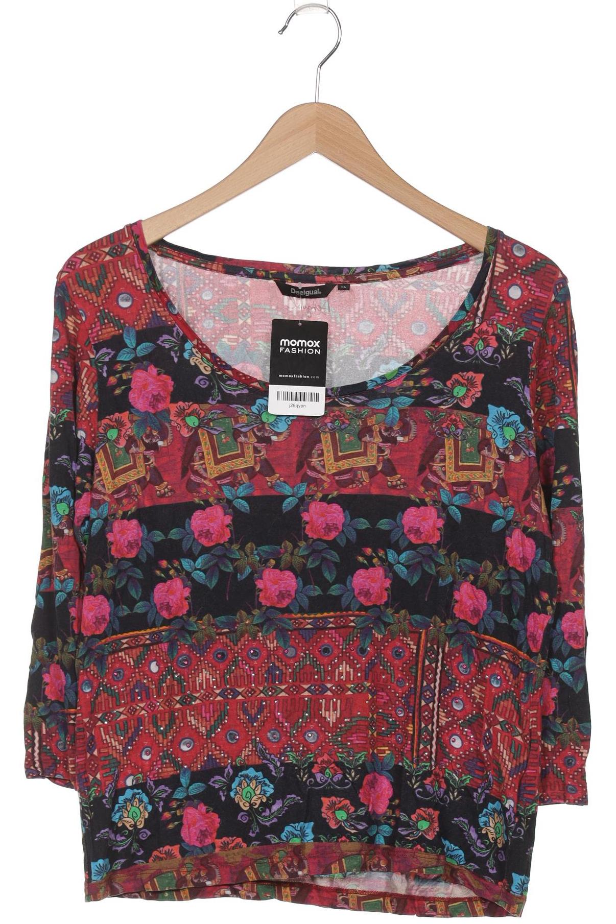 

Desigual Damen Langarmshirt, pink, Gr. 44