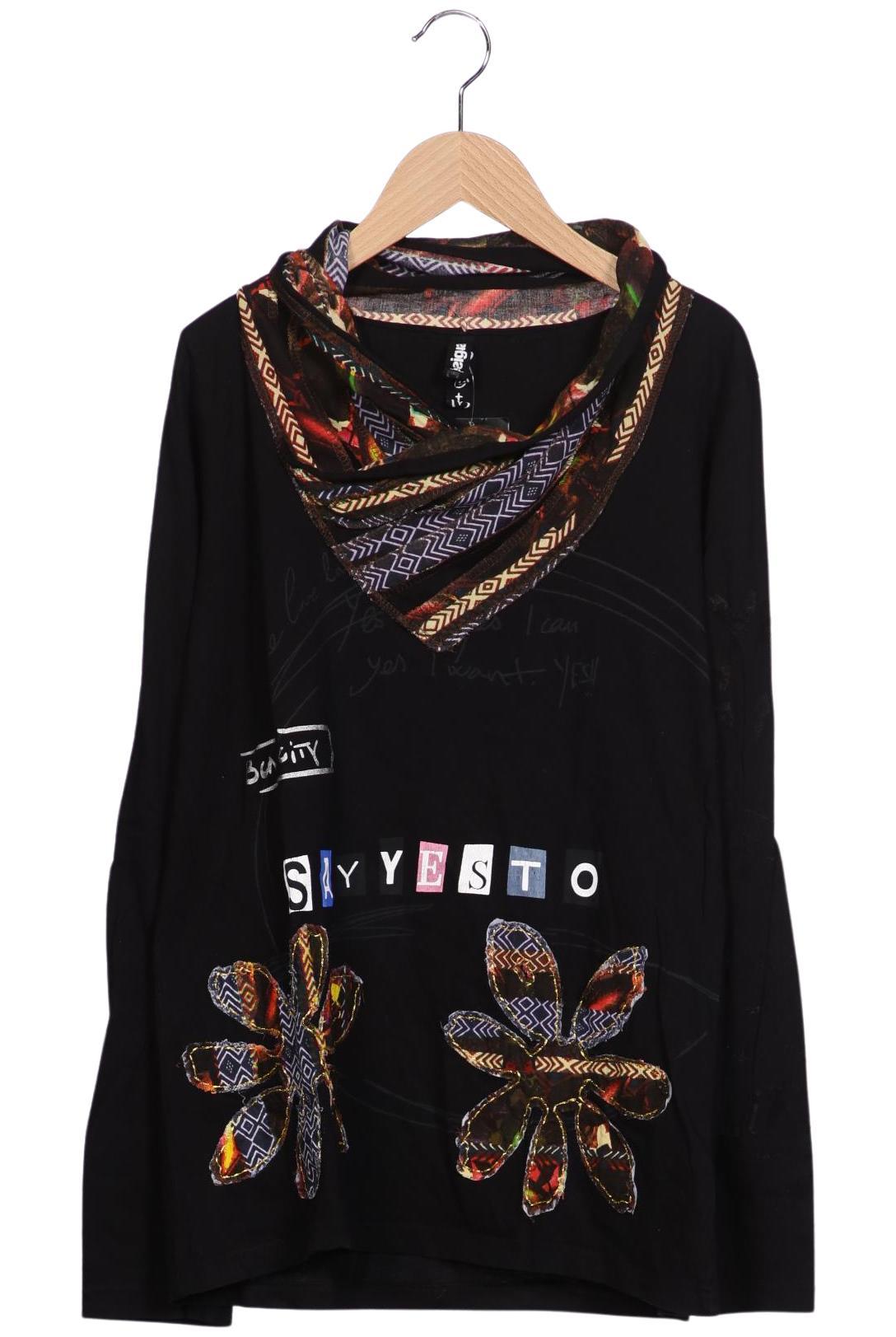 

Desigual Damen Langarmshirt, schwarz, Gr. 44