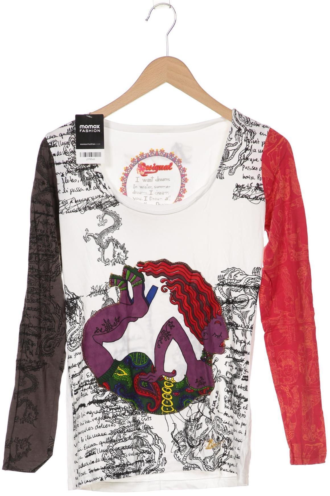 

Desigual Damen Langarmshirt, weiß, Gr. 42