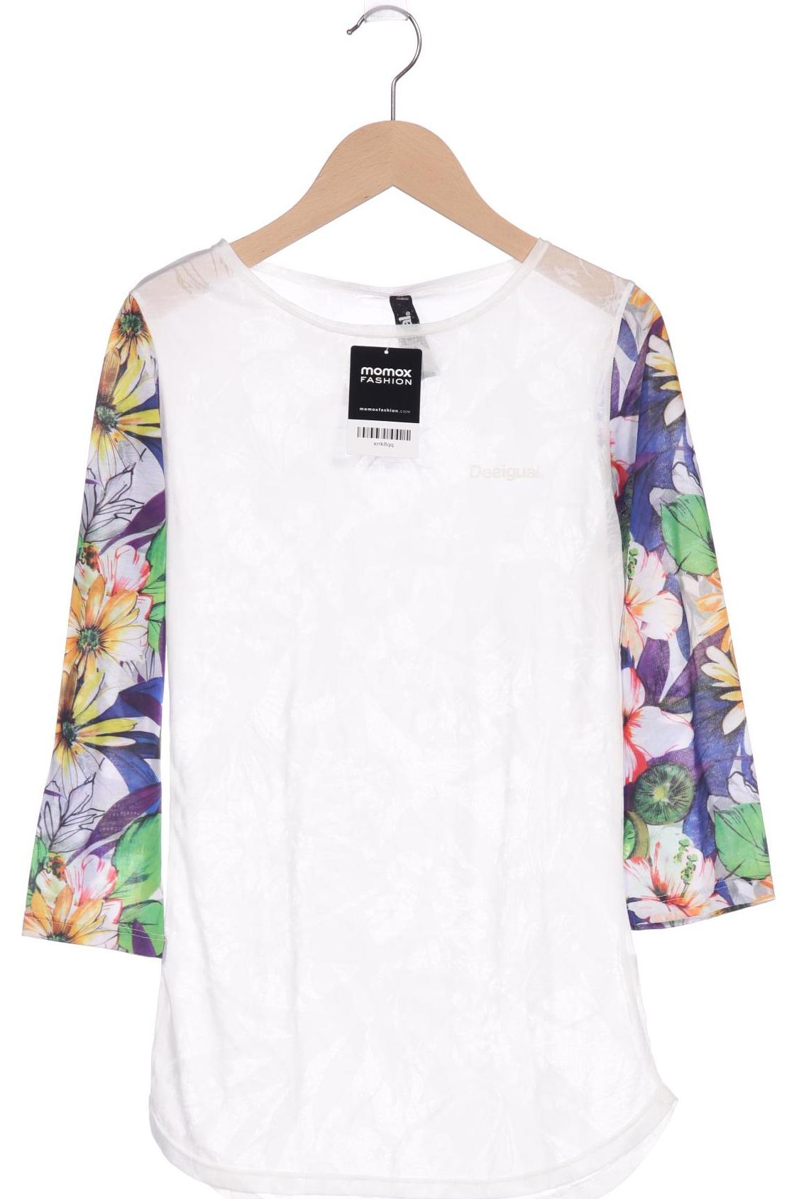 

Desigual Damen Langarmshirt, weiß, Gr. 36