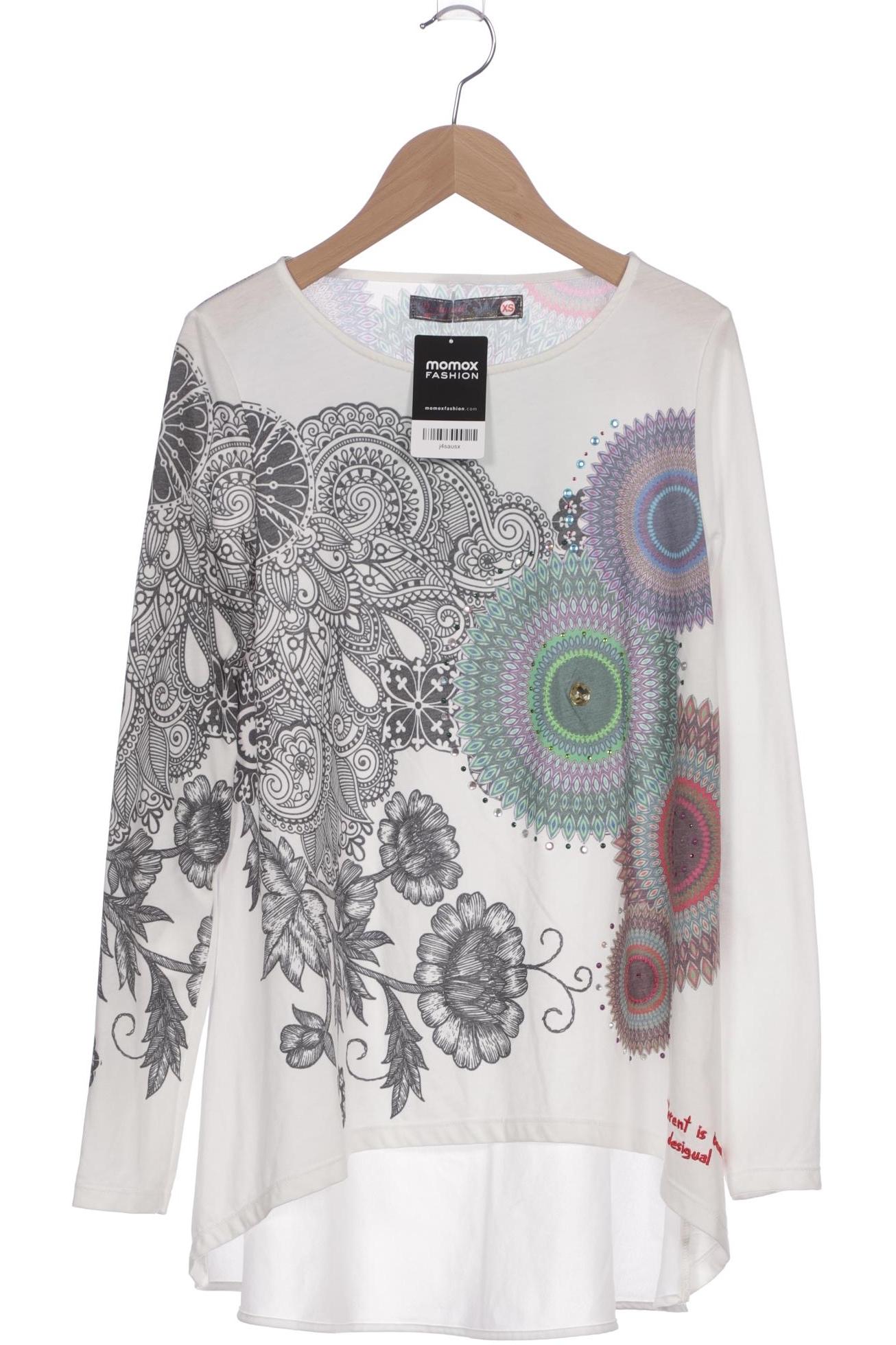 

Desigual Damen Langarmshirt, mehrfarbig, Gr. 34