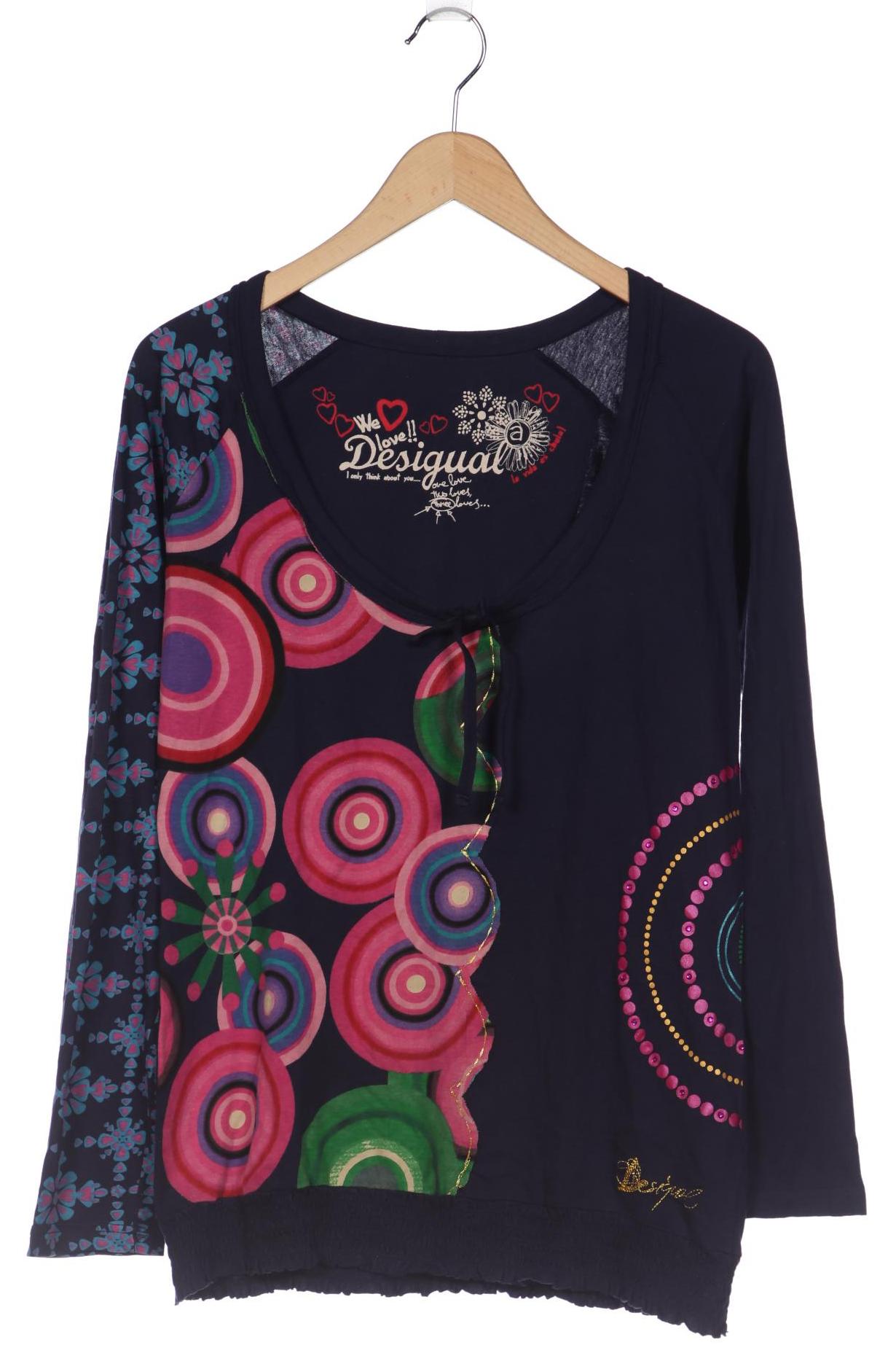 

Desigual Damen Langarmshirt, marineblau