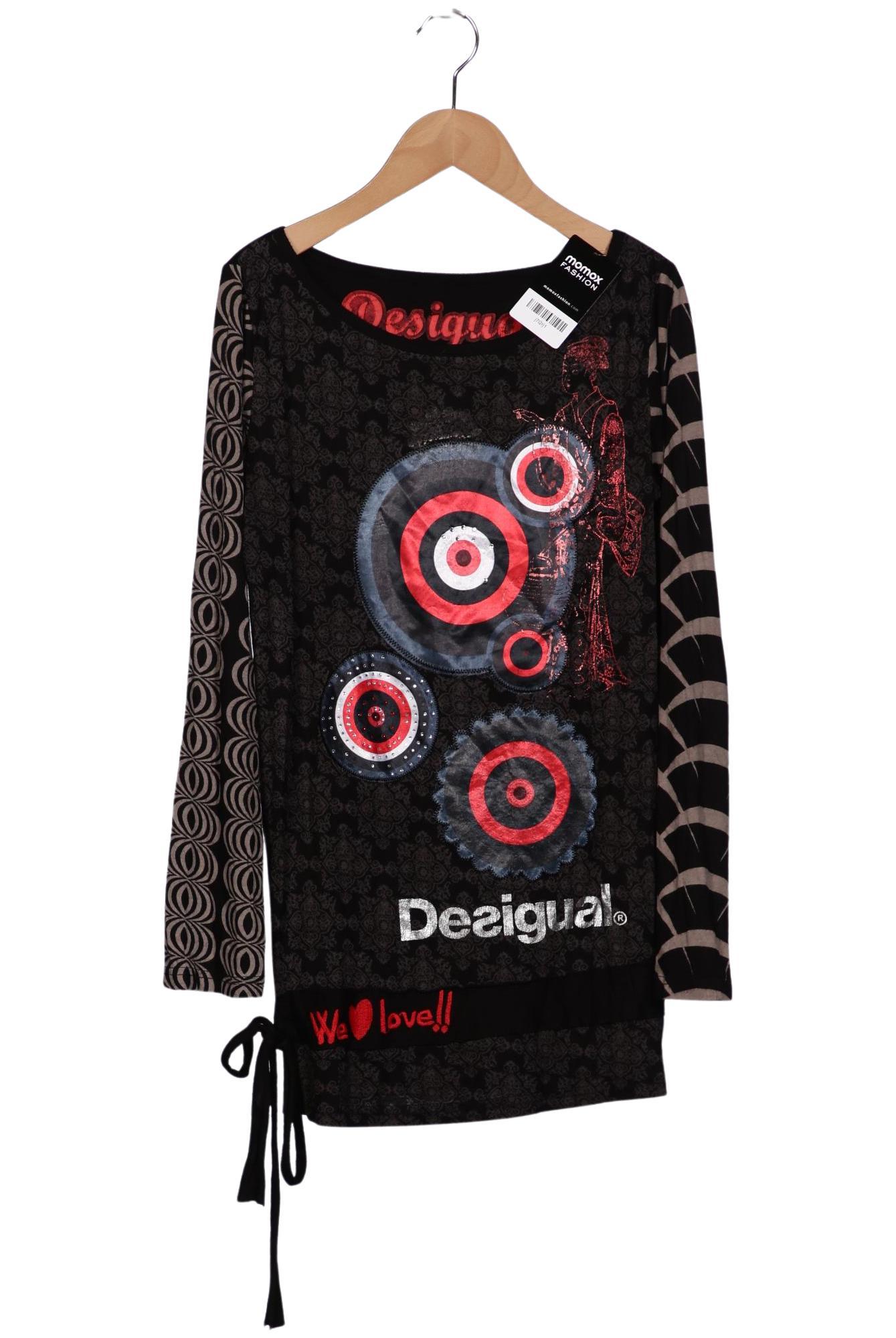 

Desigual Damen Langarmshirt, schwarz, Gr. 38