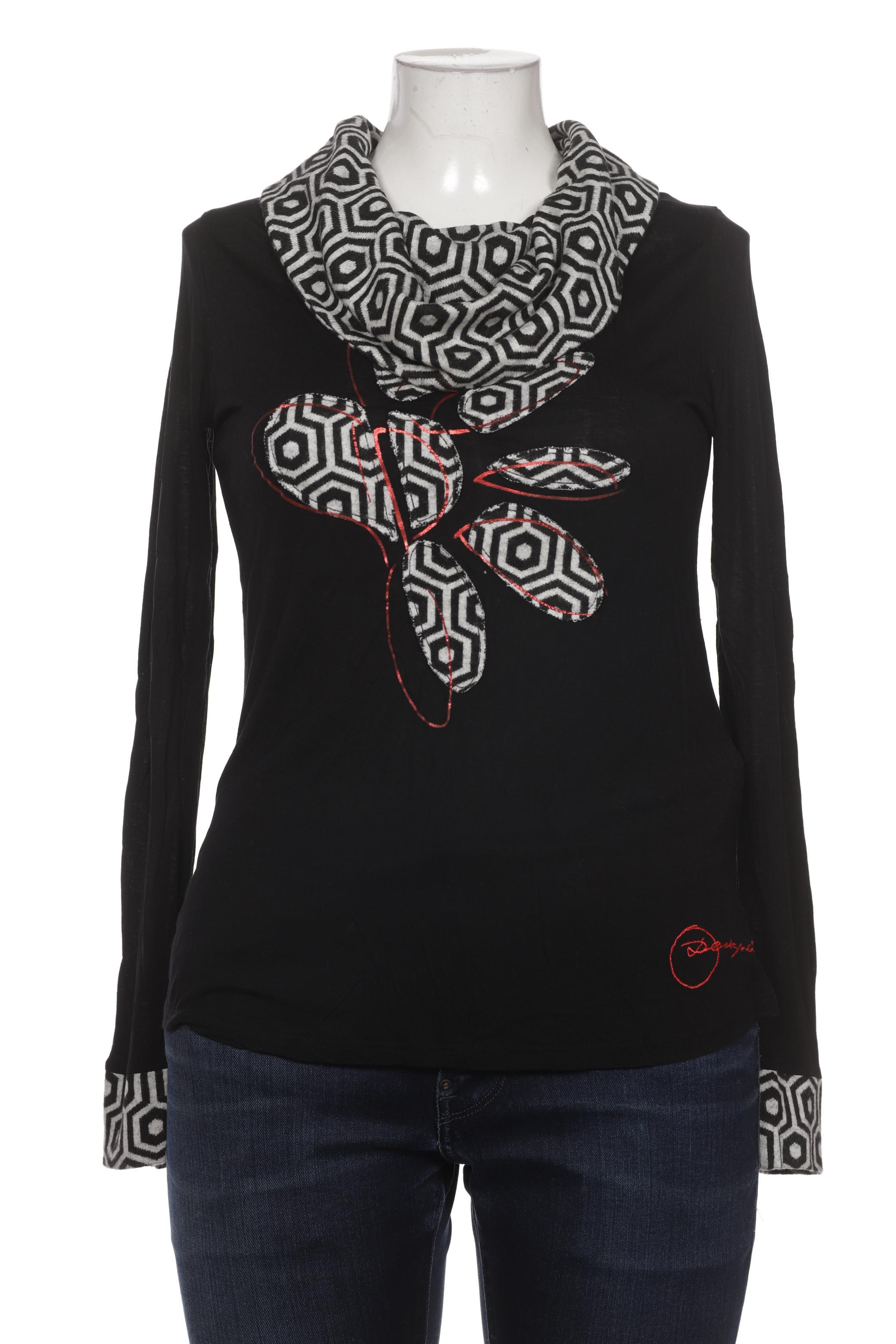 

Desigual Damen Langarmshirt, schwarz, Gr. 42