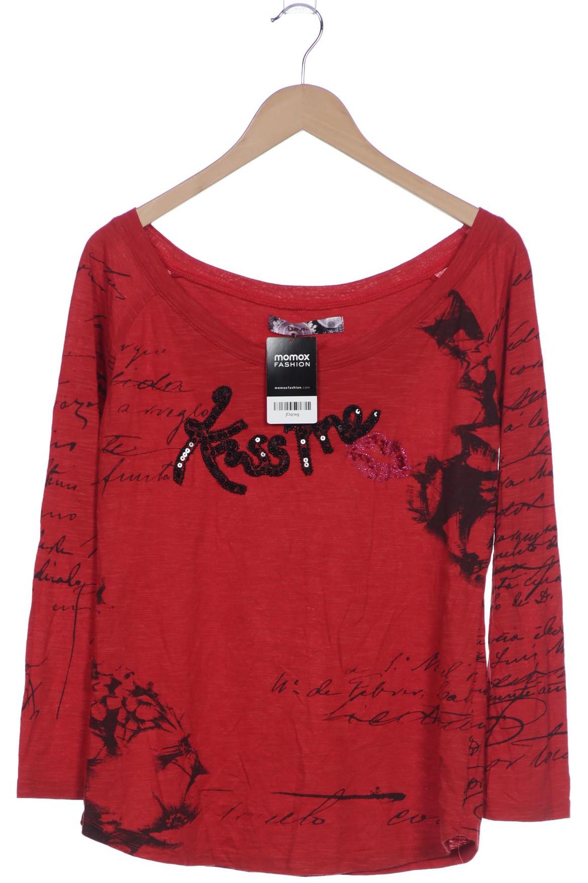 

Desigual Damen Langarmshirt, rot, Gr. 42