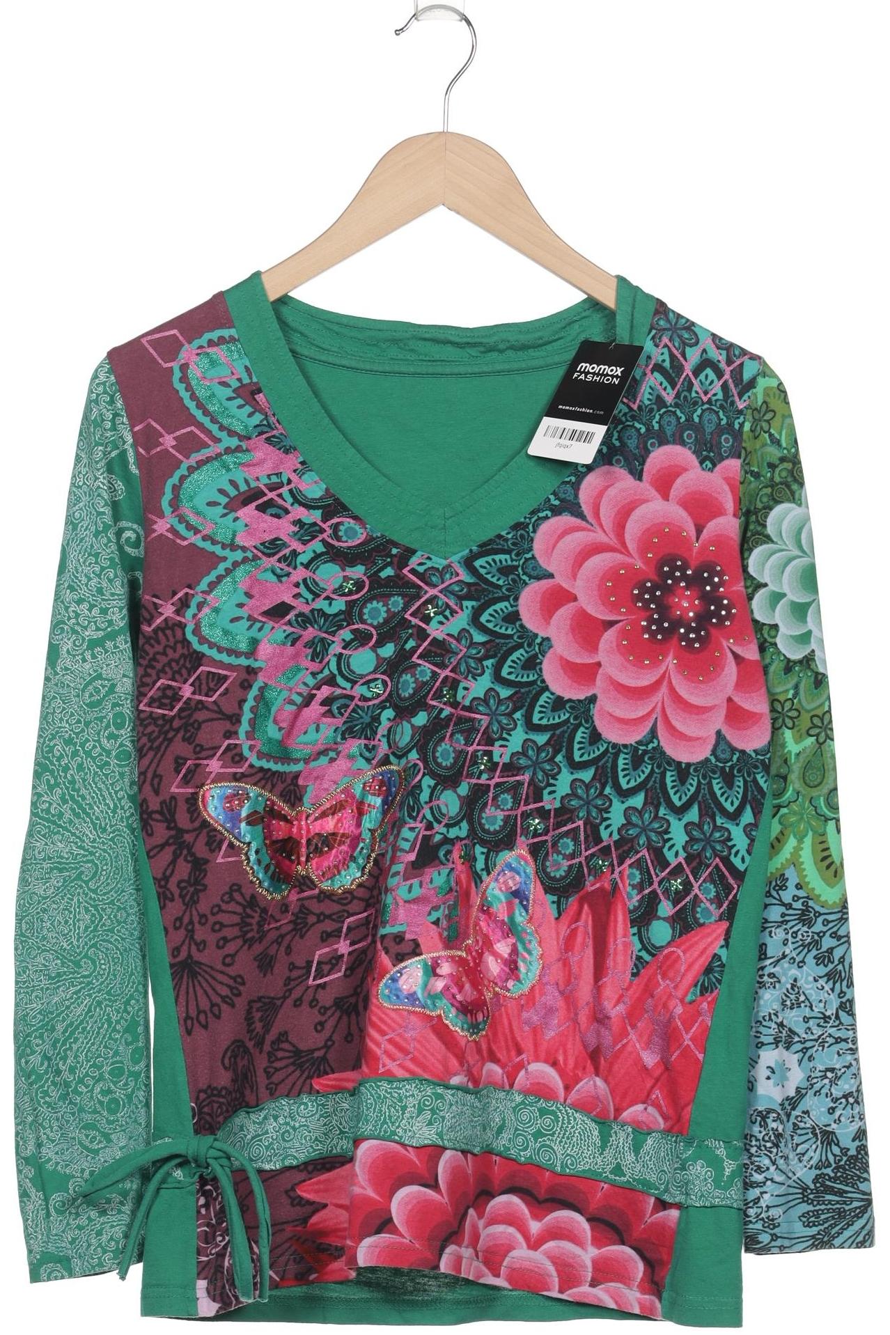 

Desigual Damen Langarmshirt, grün, Gr. 42