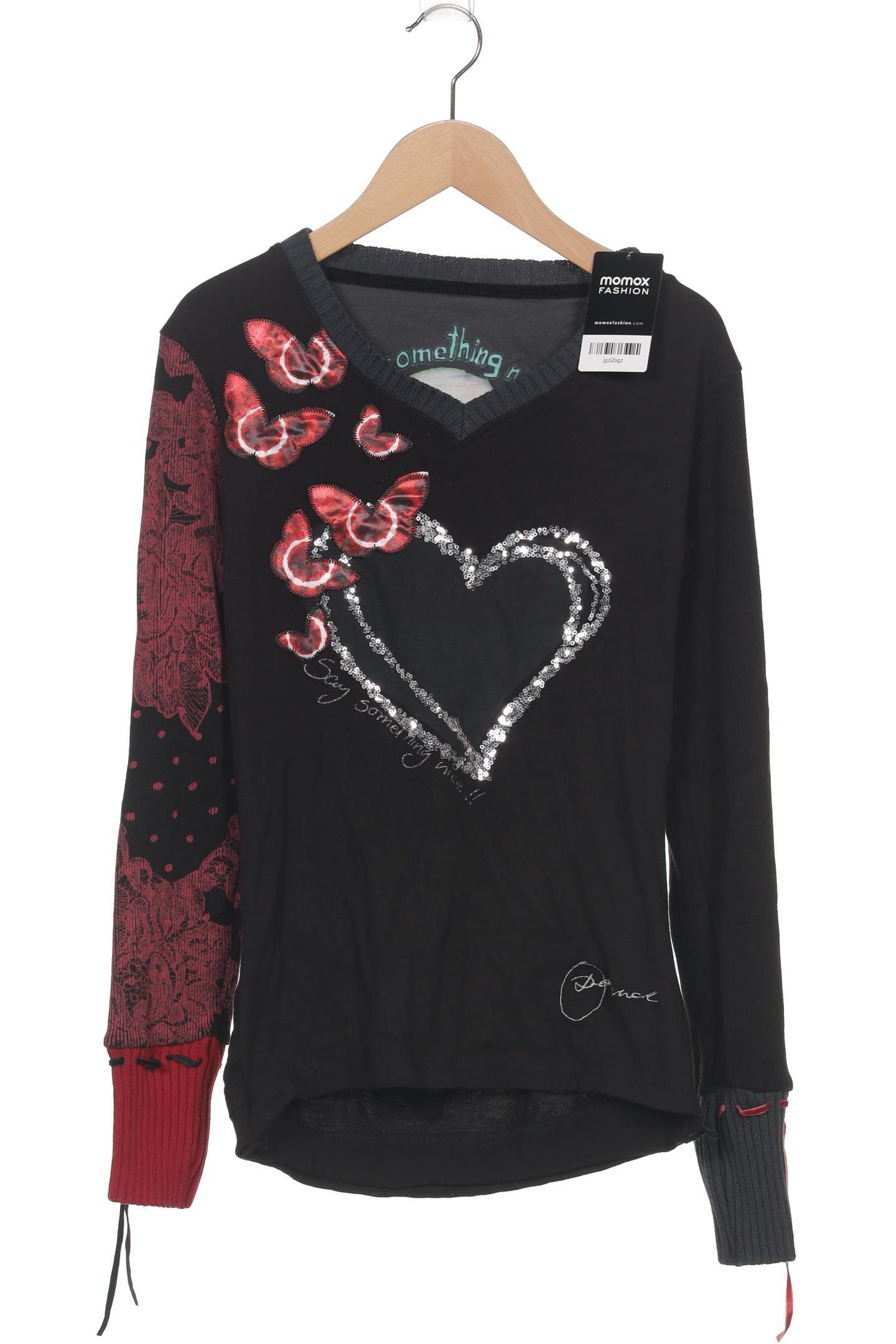 

Desigual Damen Langarmshirt, schwarz, Gr. 34