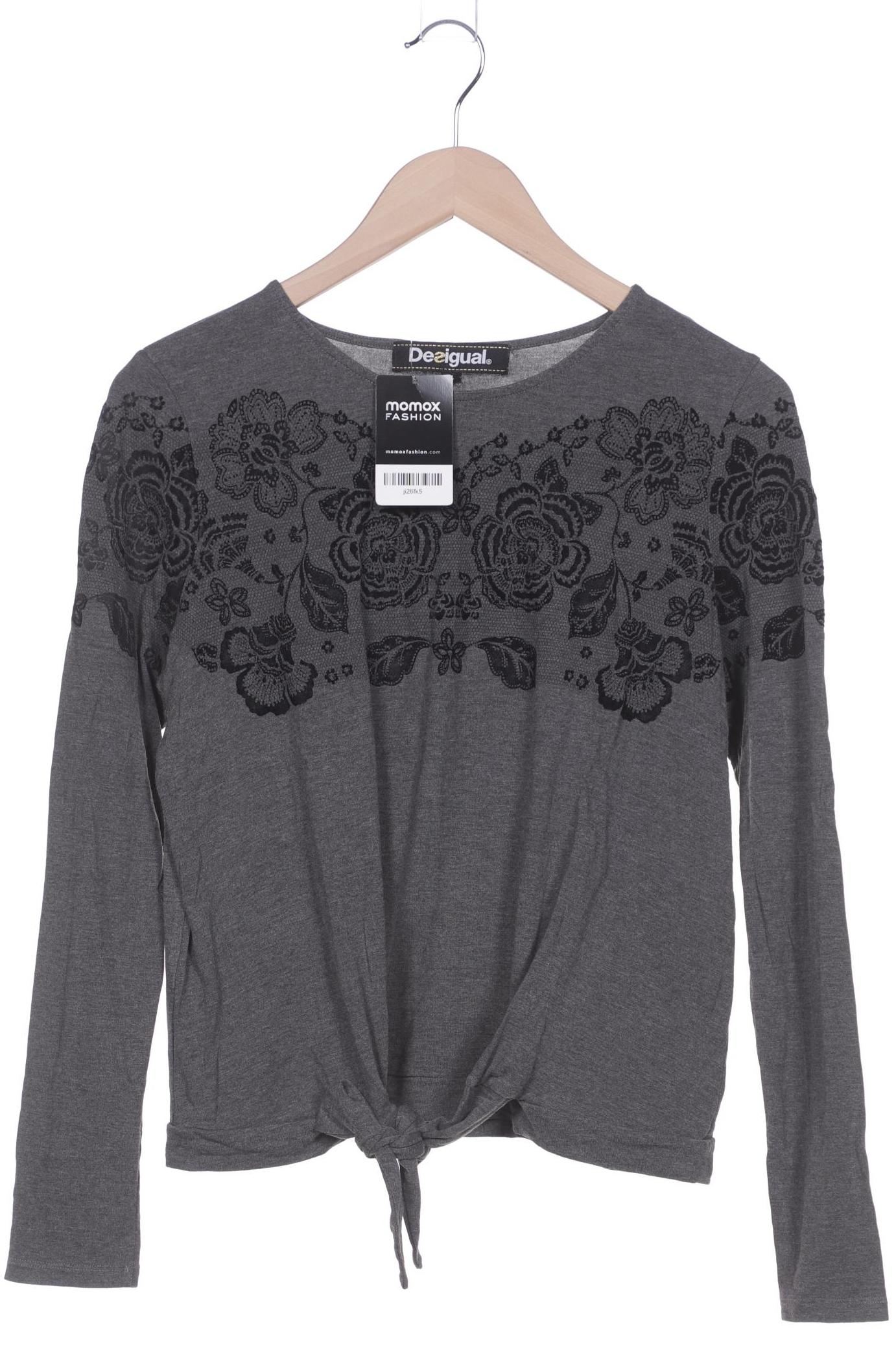 

Desigual Damen Langarmshirt, grau, Gr. 38