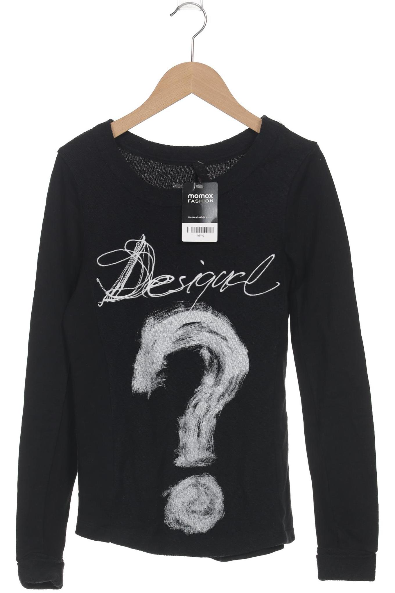 

Desigual Damen Langarmshirt, schwarz, Gr. 34