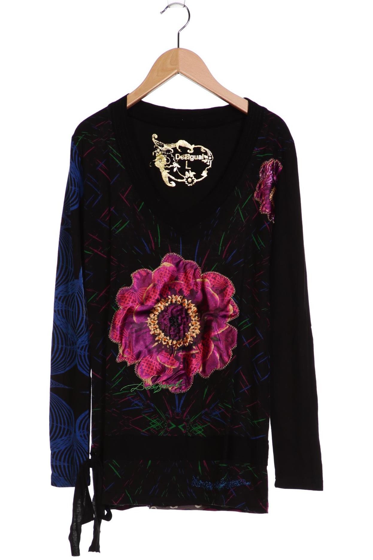 

Desigual Damen Langarmshirt, schwarz, Gr. 42