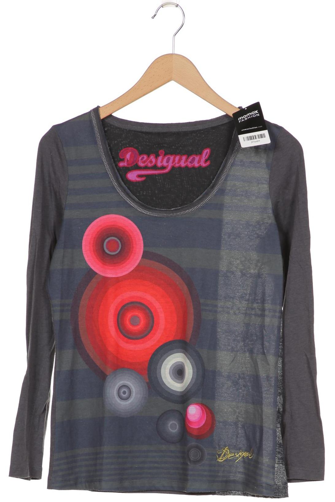 

Desigual Damen Langarmshirt, grau, Gr. 42