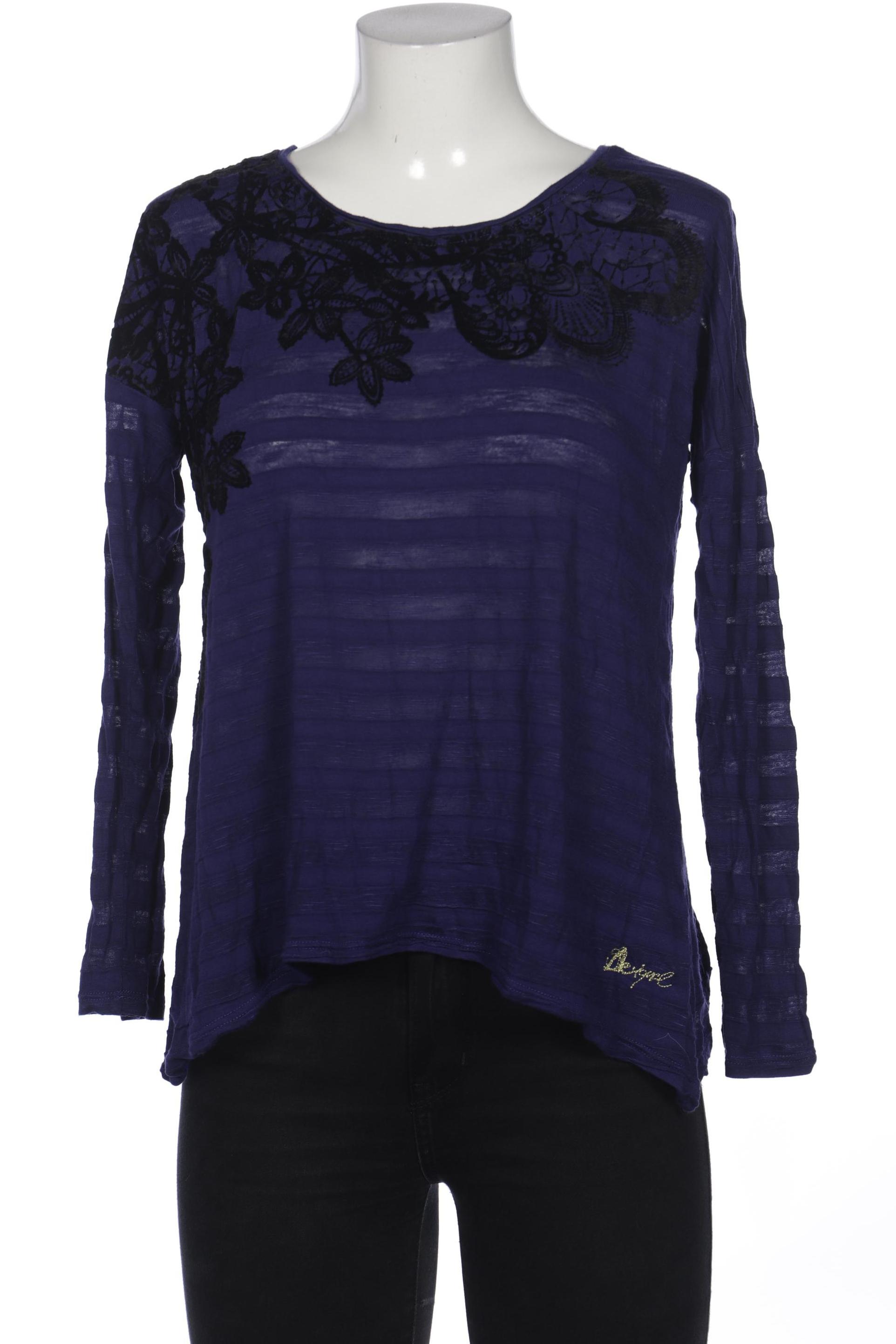 

Desigual Damen Langarmshirt, flieder, Gr. 42