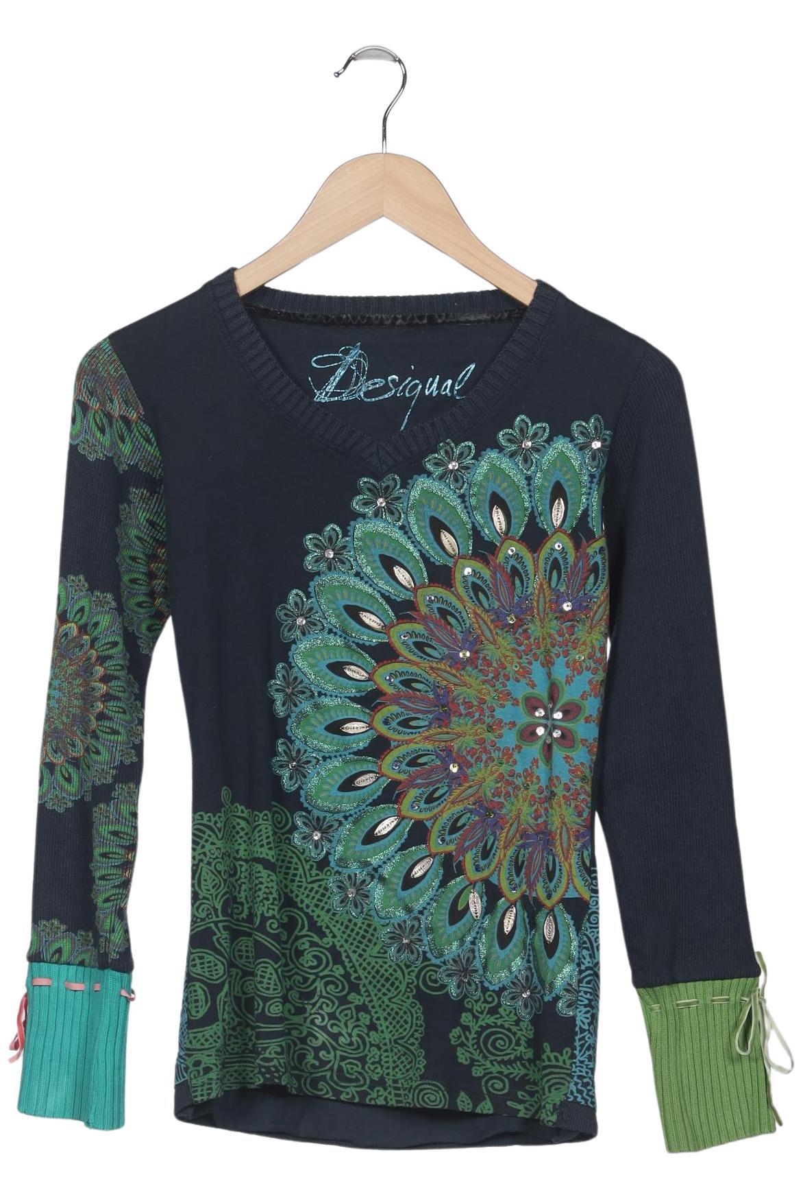 

Desigual Damen Langarmshirt, mehrfarbig, Gr. 36