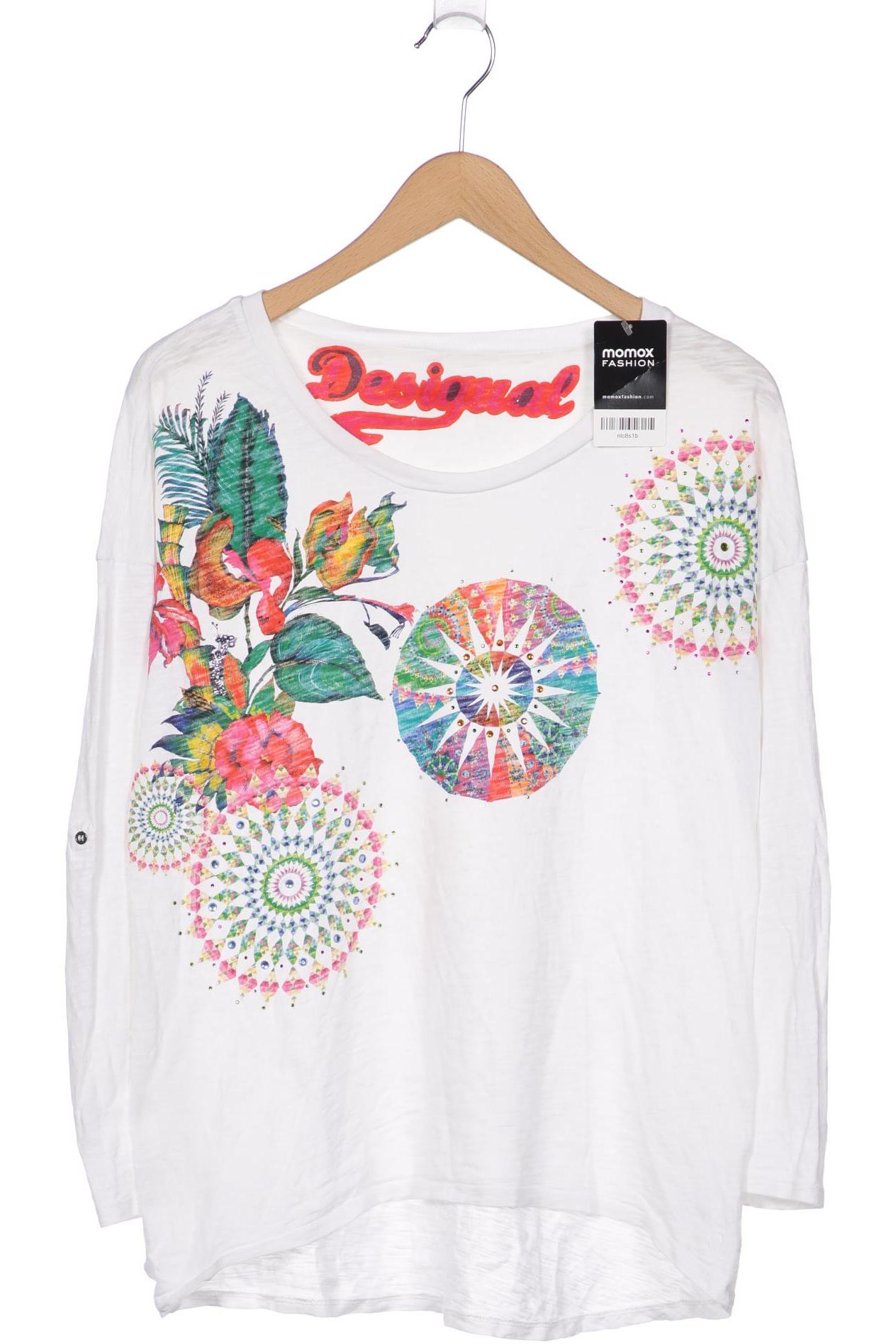 

Desigual Damen Langarmshirt, weiß, Gr. 42