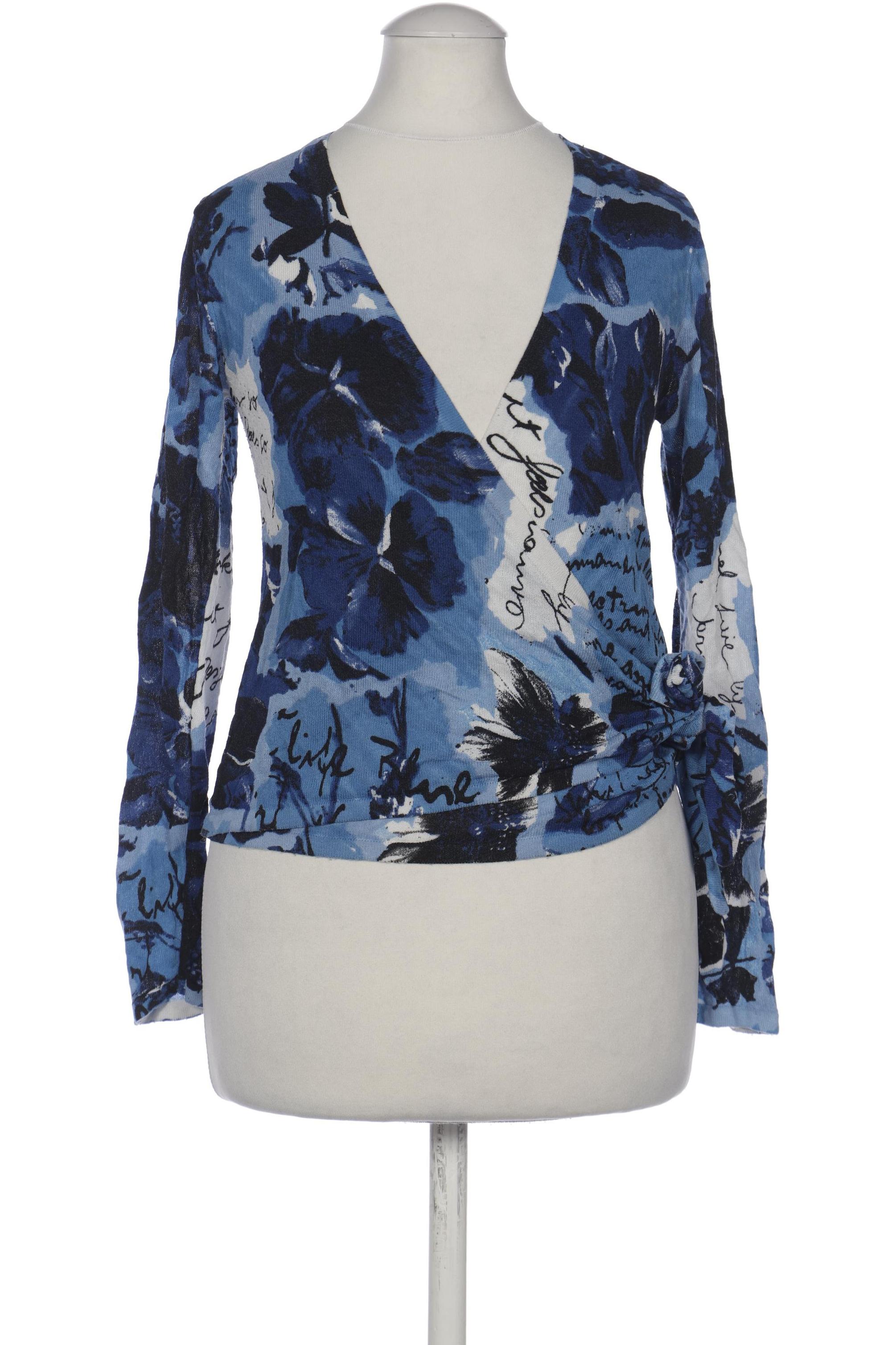 

Desigual Damen Langarmshirt, blau, Gr. 34