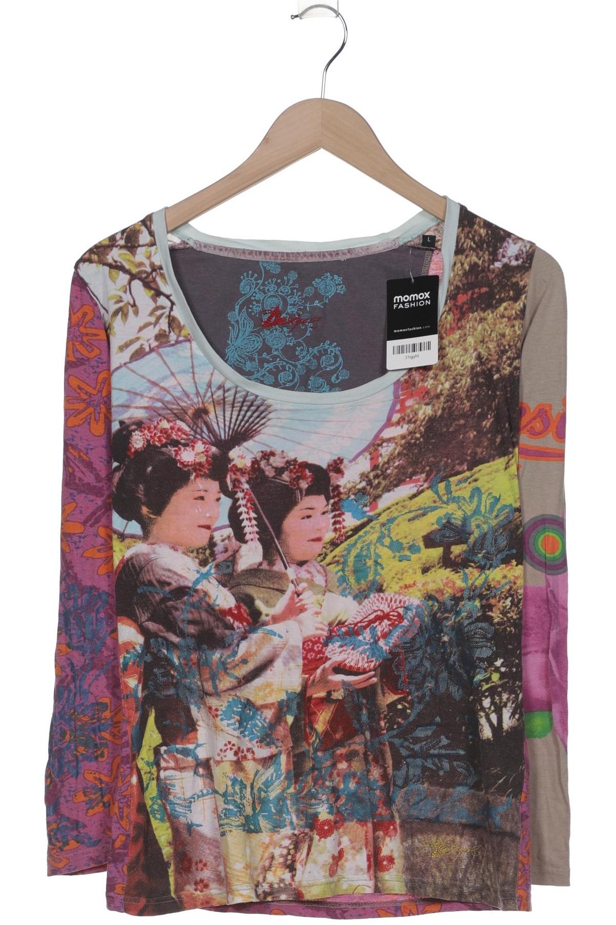 

Desigual Damen Langarmshirt, mehrfarbig, Gr. 42
