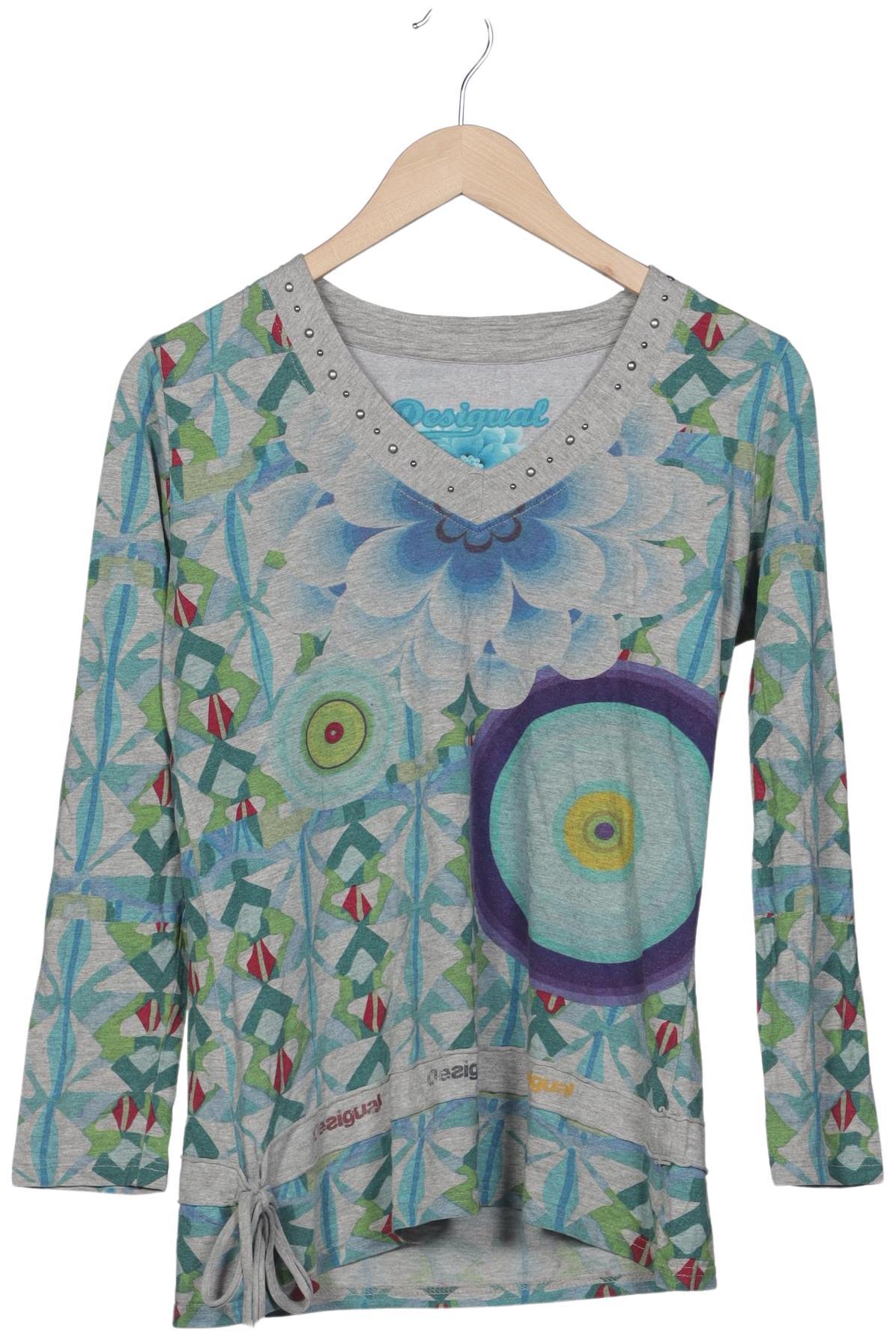 

Desigual Damen Langarmshirt, mehrfarbig, Gr. 42