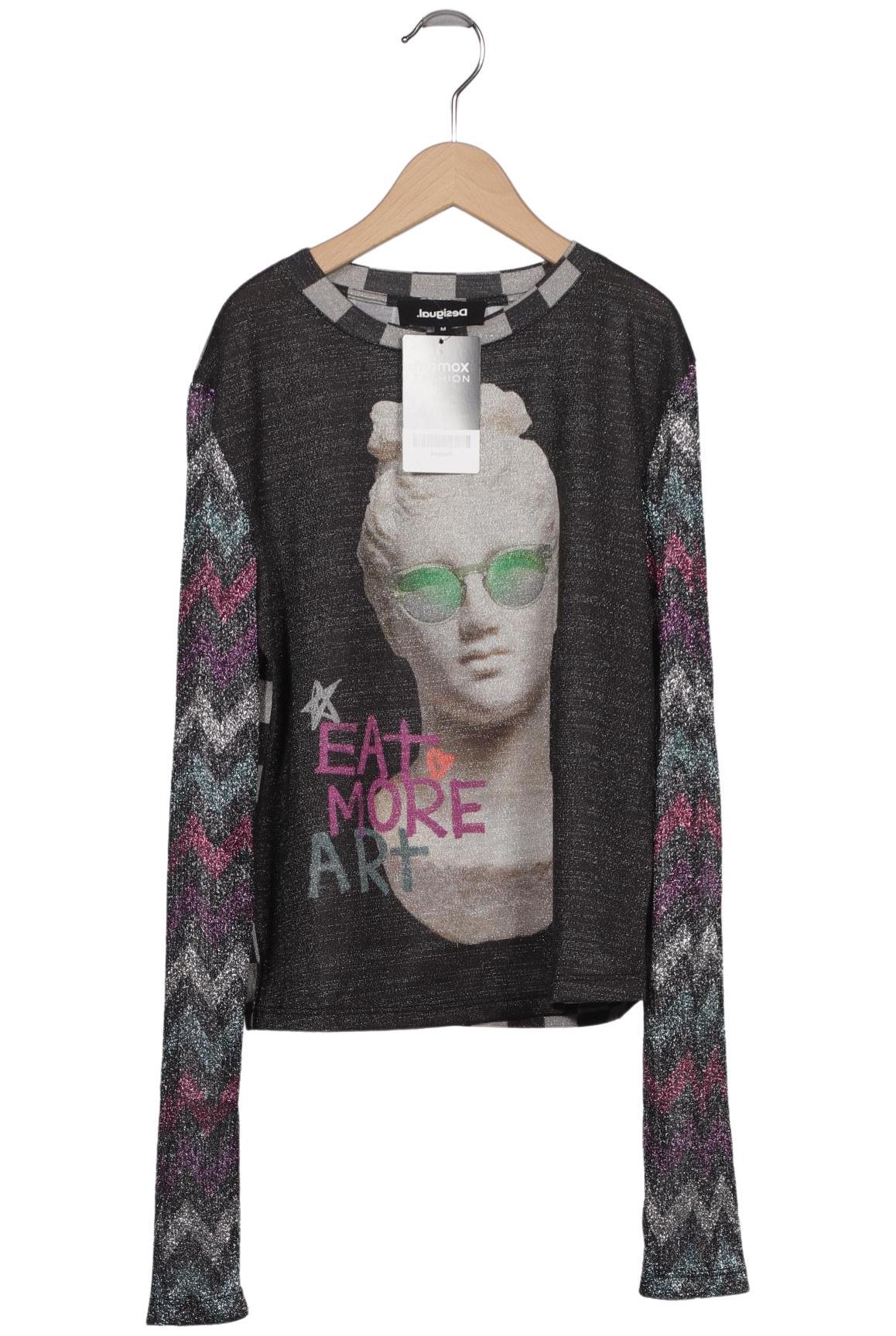 

Desigual Damen Langarmshirt, grau, Gr. 38