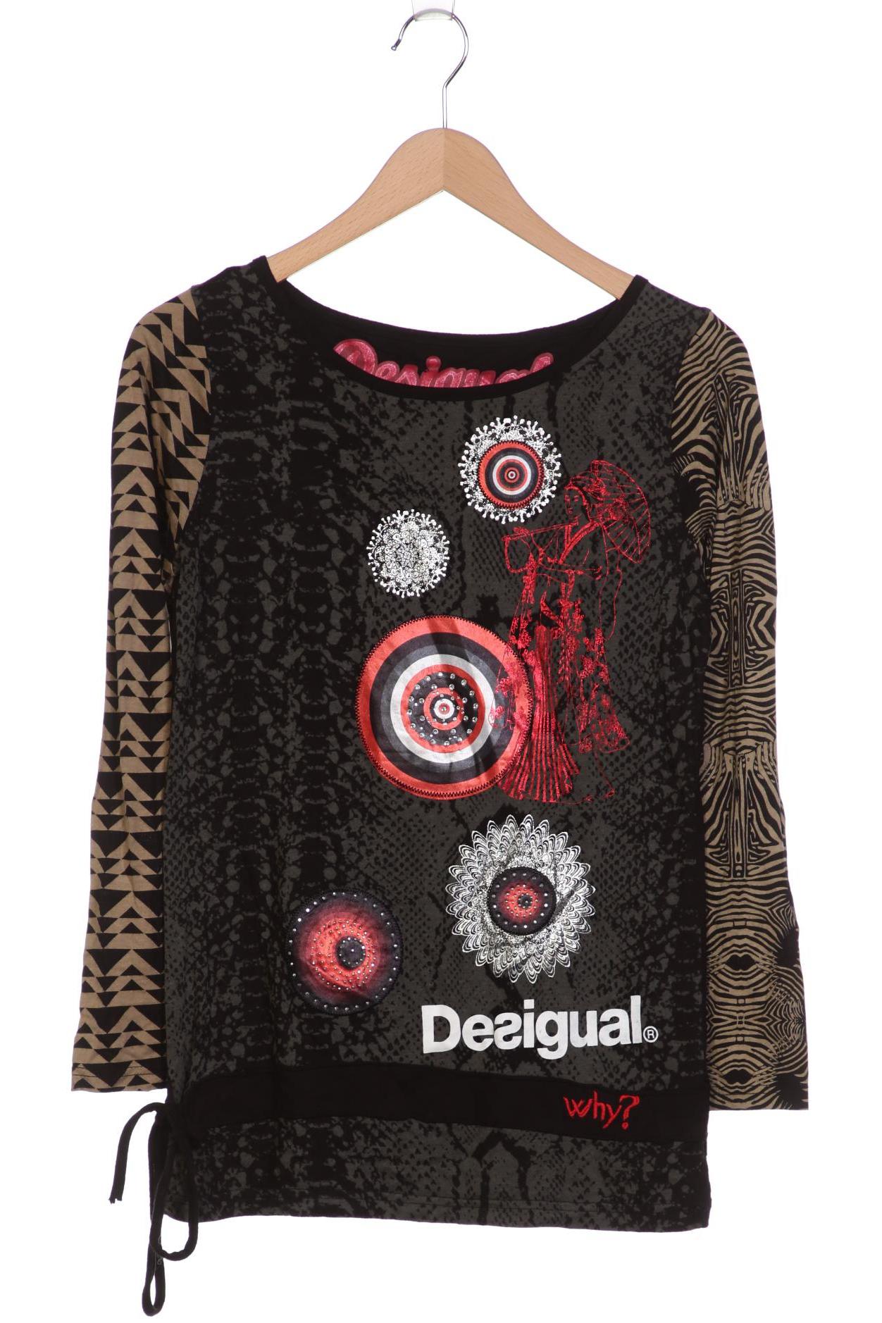

Desigual Damen Langarmshirt, schwarz, Gr. 42