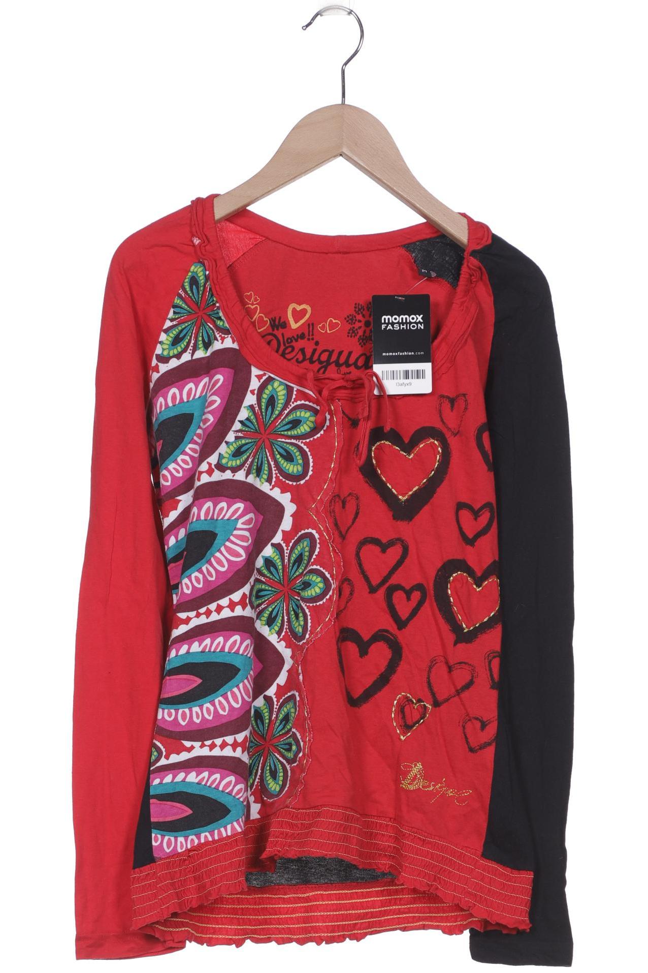 

Desigual Damen Langarmshirt, rot, Gr. 38