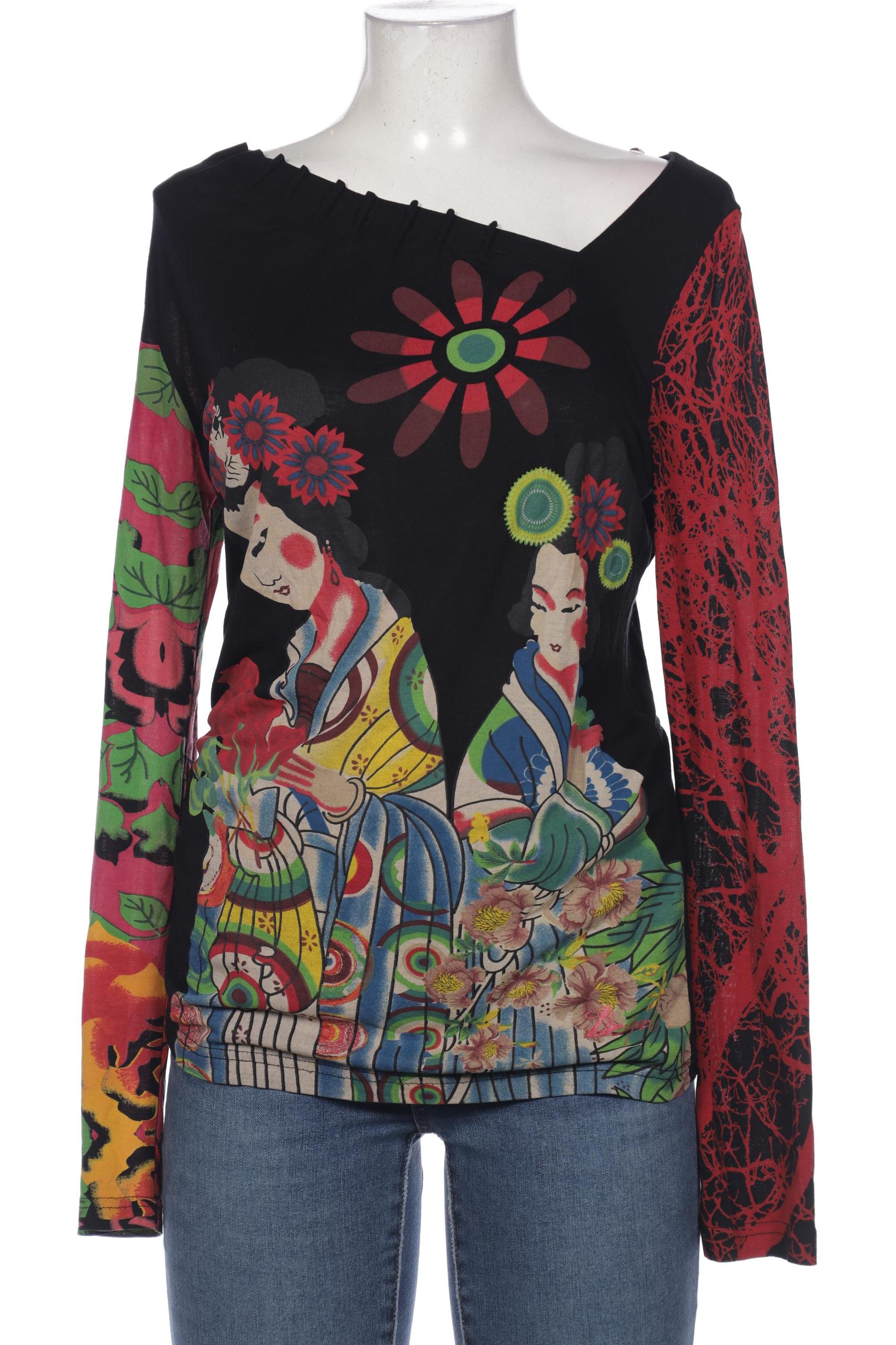 

Desigual Damen Langarmshirt, schwarz, Gr. 42