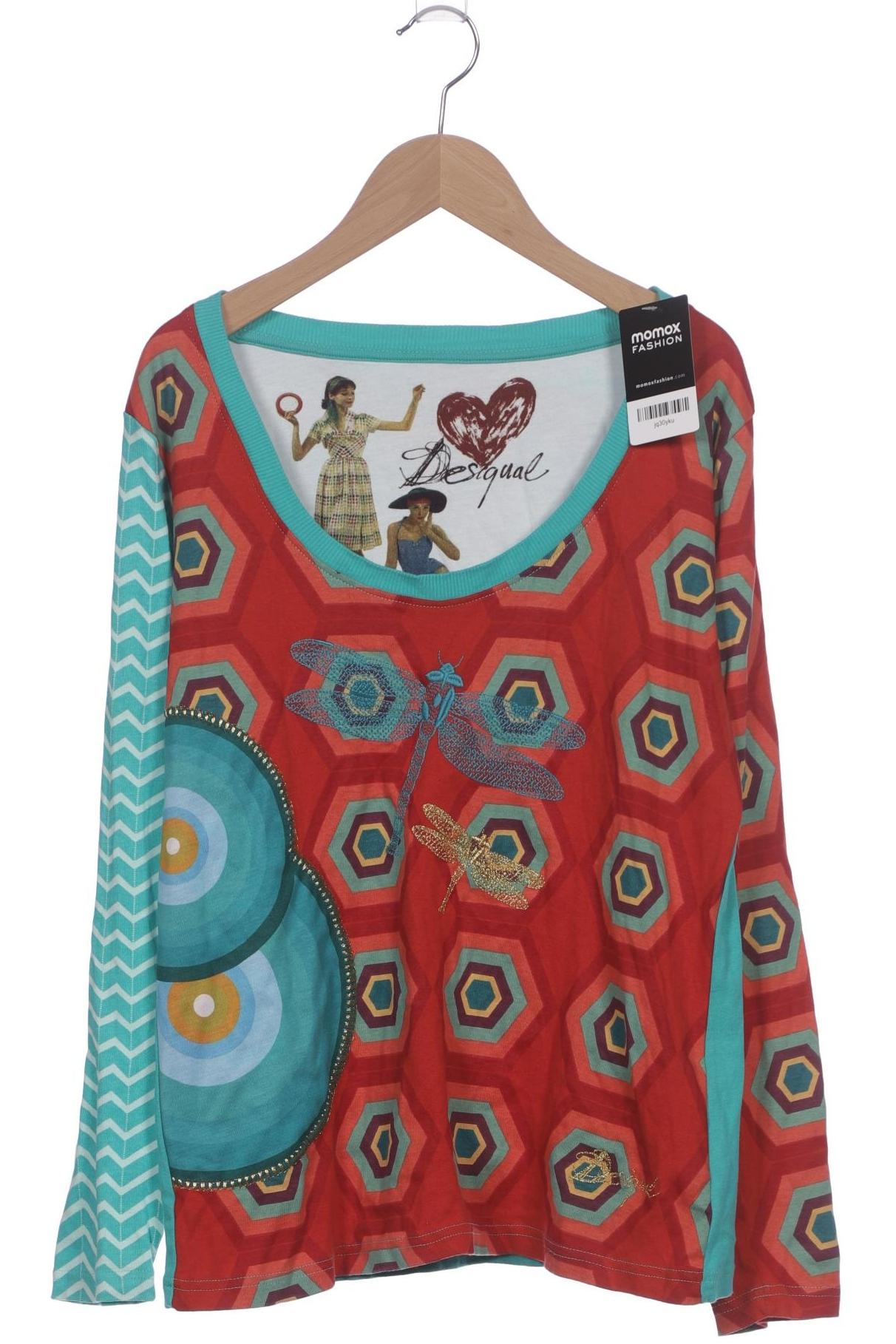 

Desigual Damen Langarmshirt, rot, Gr. 44