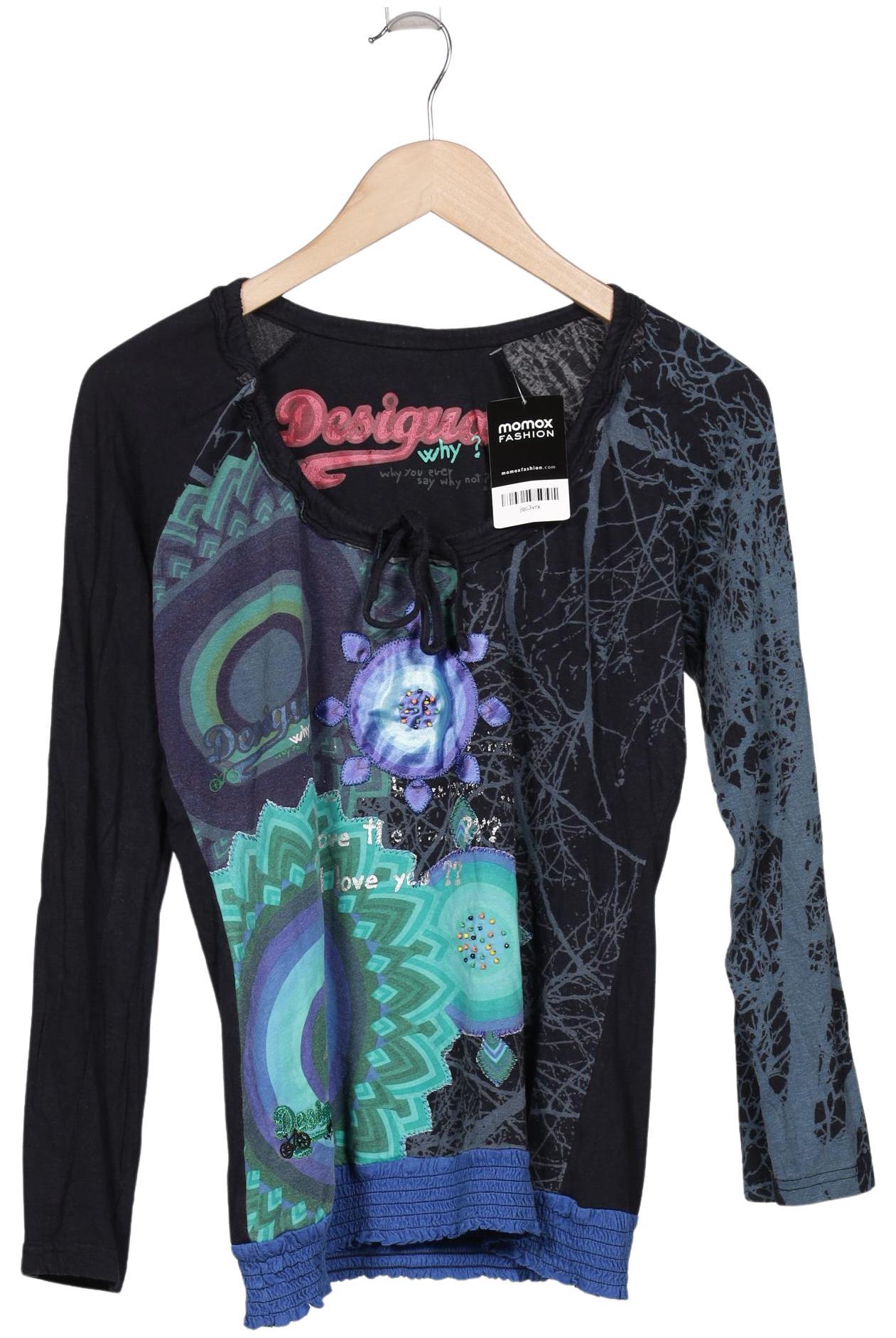

Desigual Damen Langarmshirt, mehrfarbig, Gr. 36
