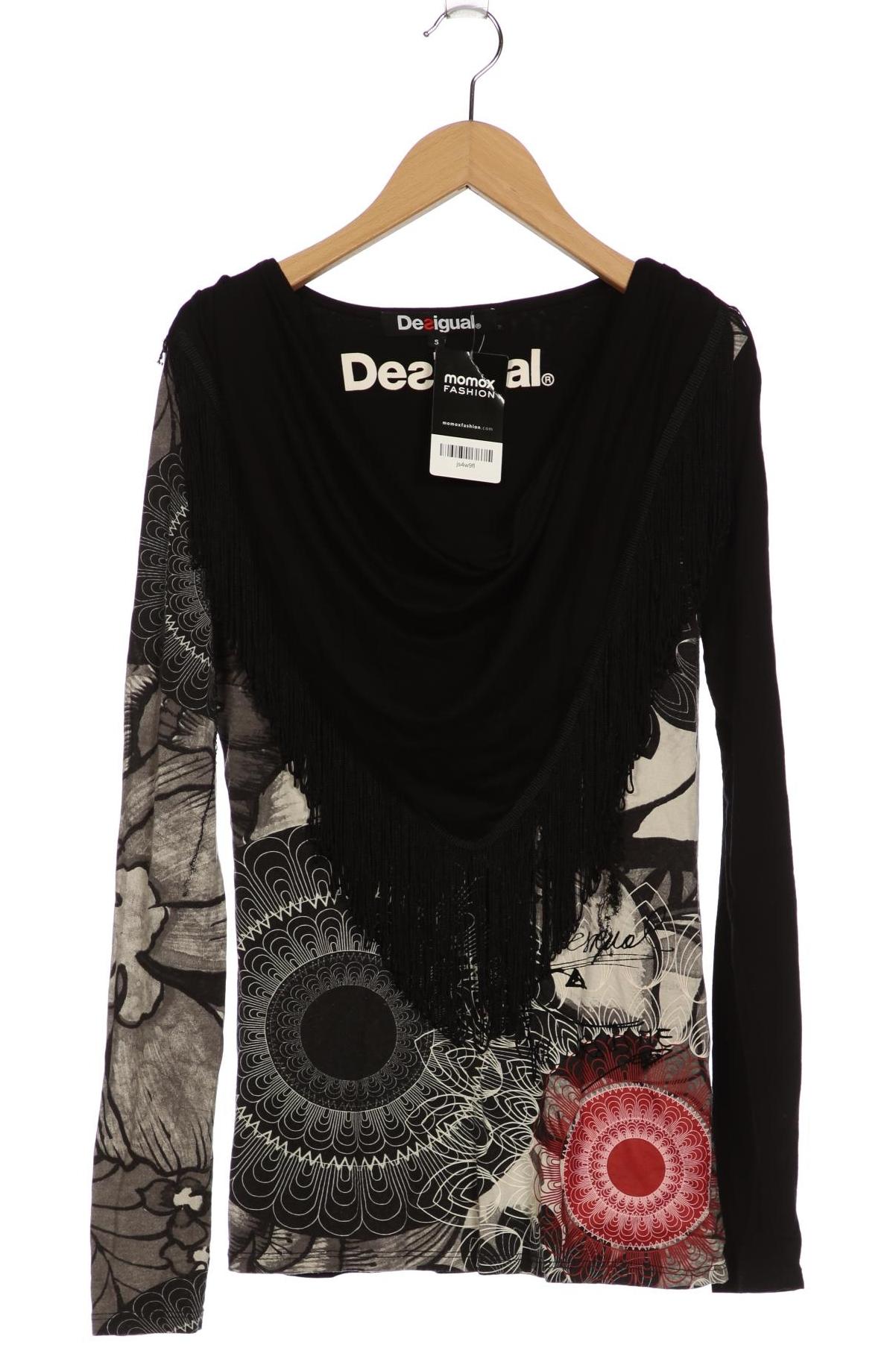 

Desigual Damen Langarmshirt, schwarz, Gr. 36