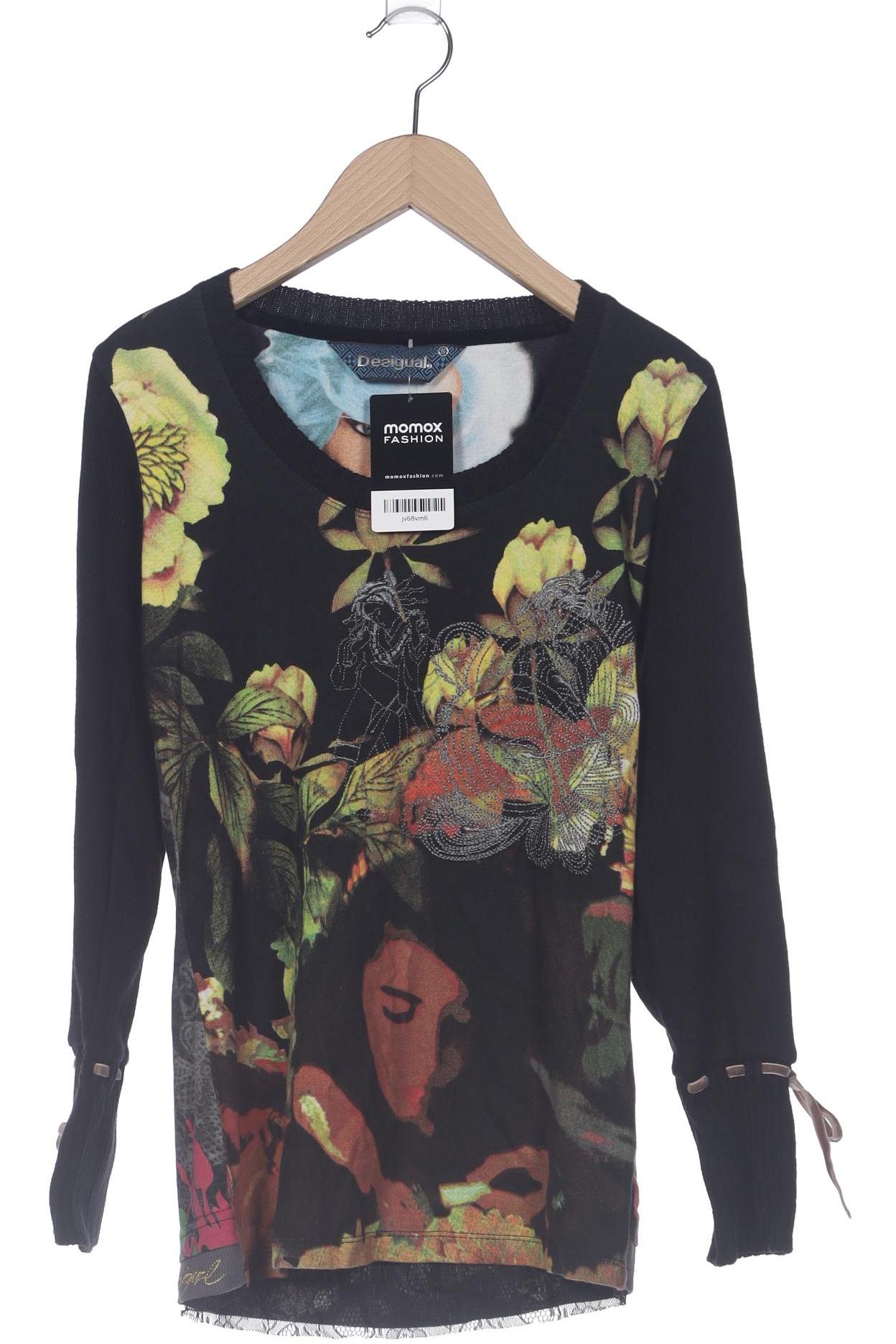 

Desigual Damen Langarmshirt, schwarz, Gr. 36