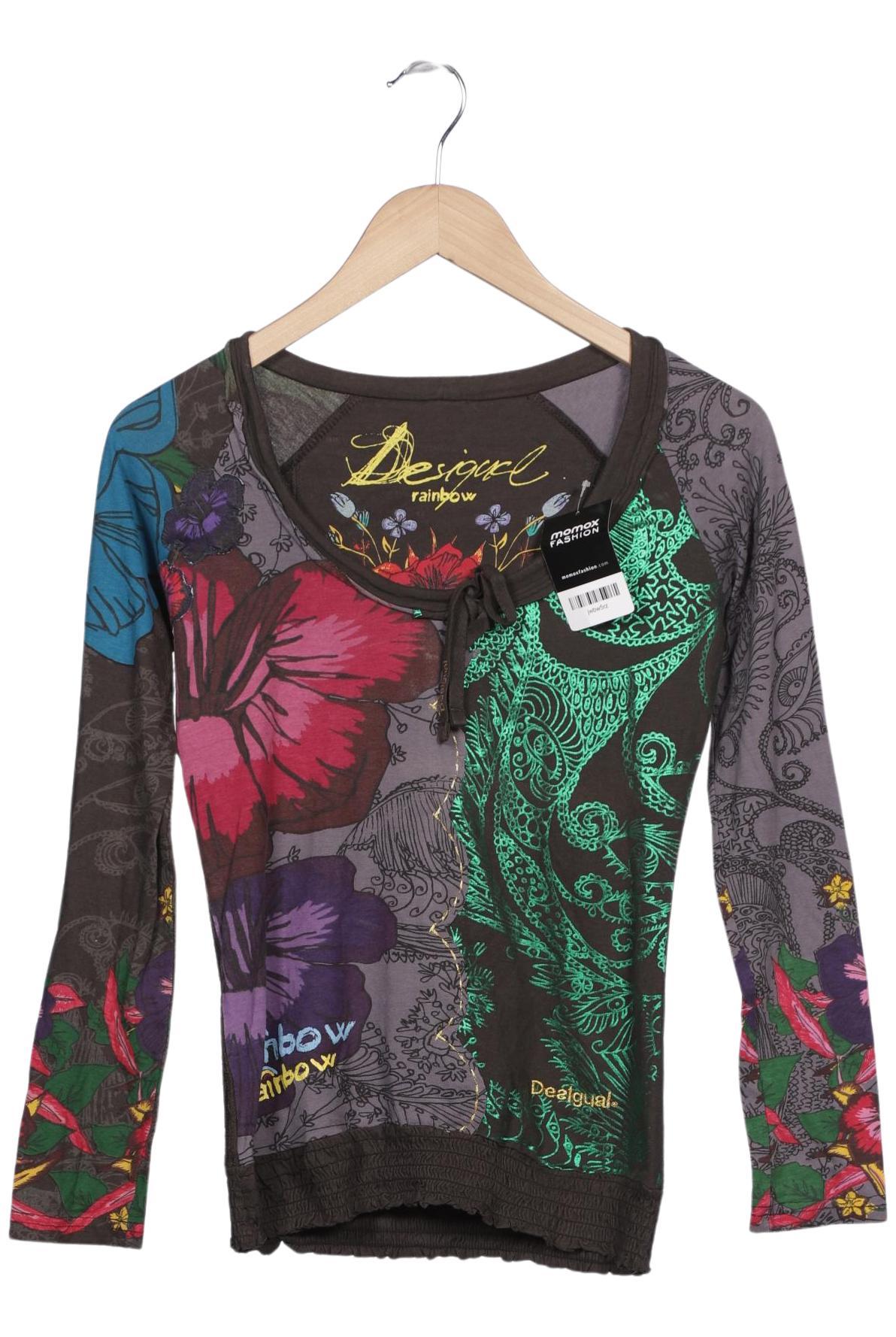 

Desigual Damen Langarmshirt, mehrfarbig, Gr. 34