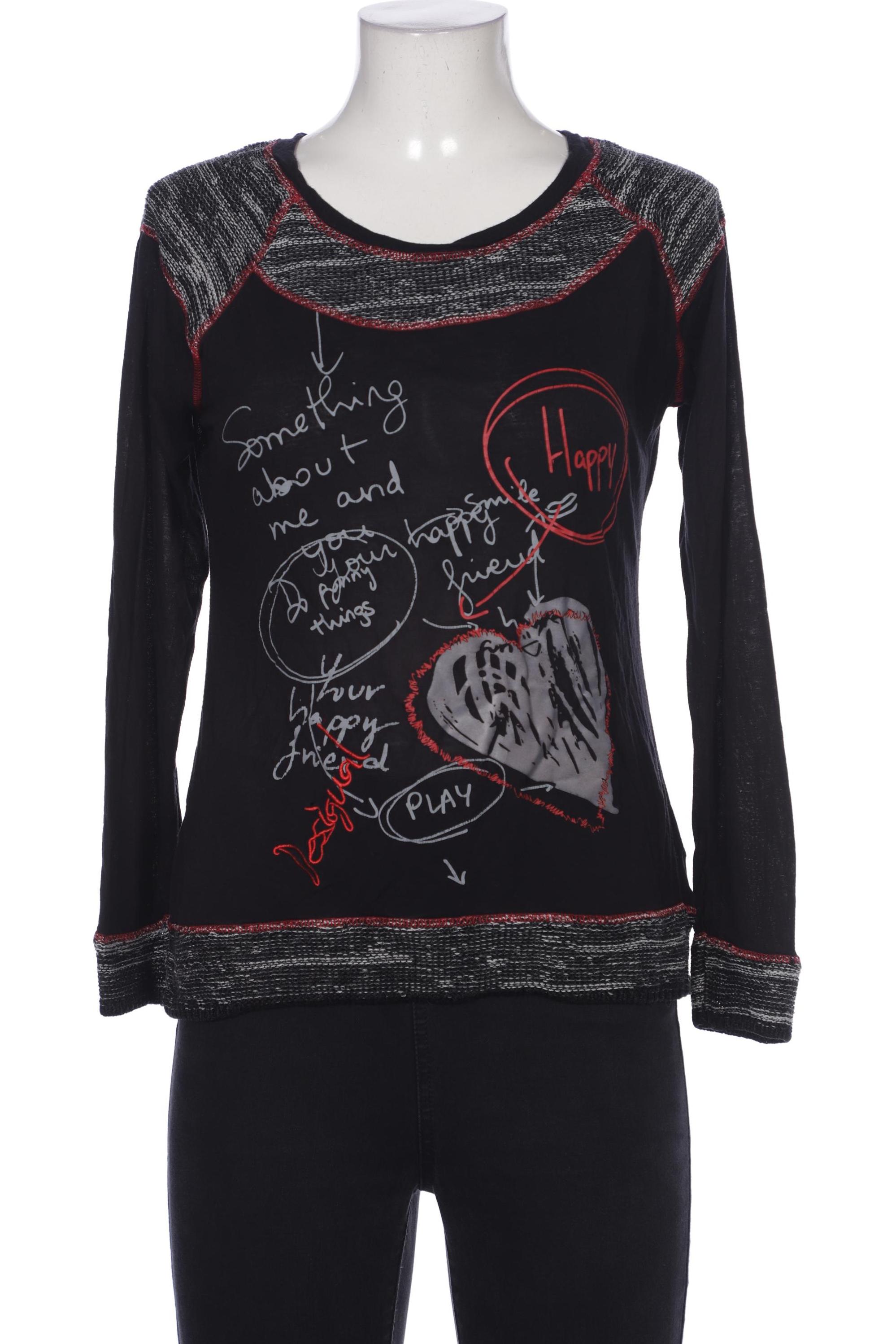 

Desigual Damen Langarmshirt, schwarz, Gr. 42