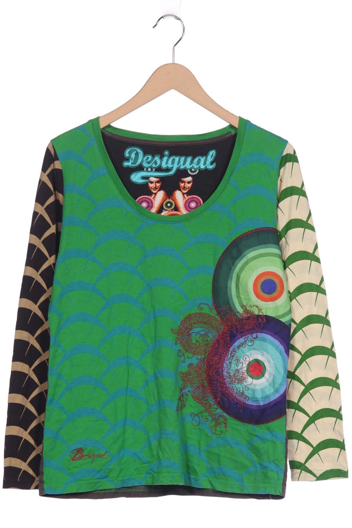 

Desigual Damen Langarmshirt, grün, Gr. 44