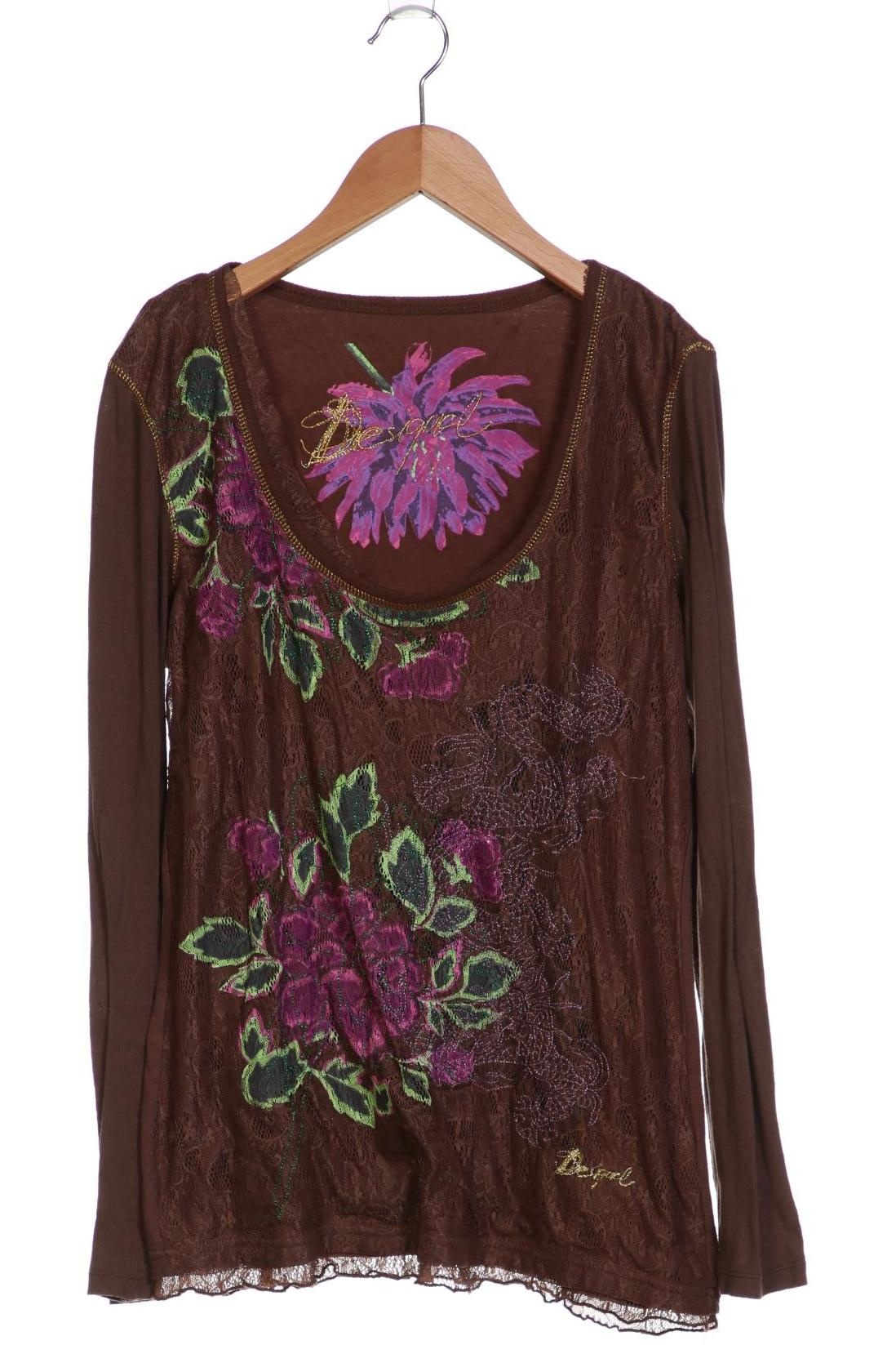 

Desigual Damen Langarmshirt, braun