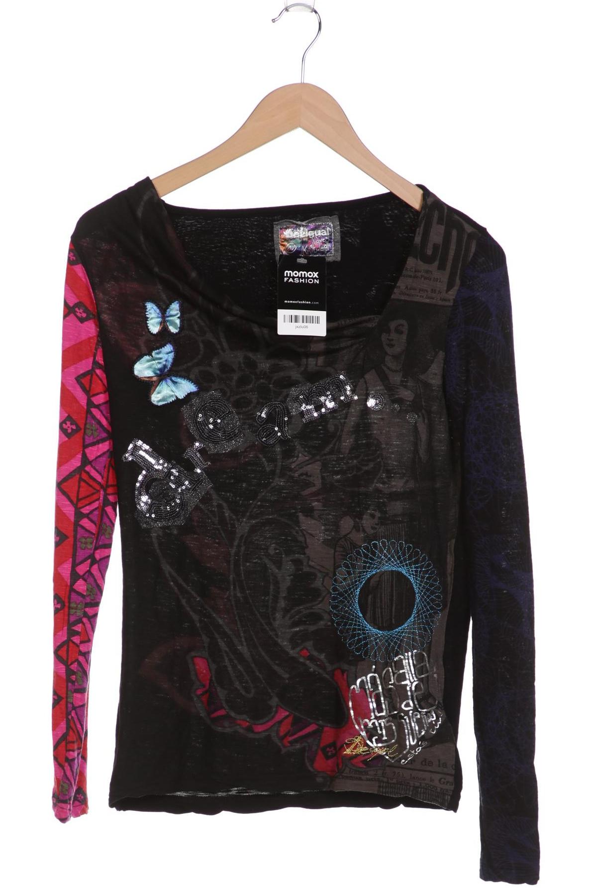 

Desigual Damen Langarmshirt, schwarz, Gr. 38