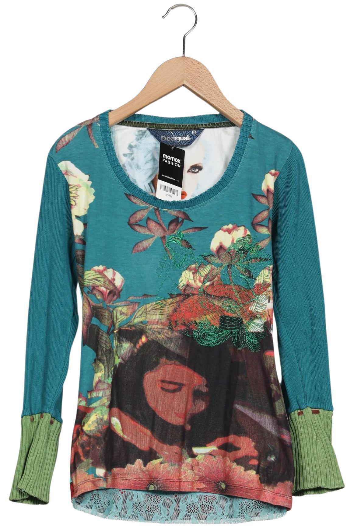 

Desigual Damen Langarmshirt, mehrfarbig, Gr. 36