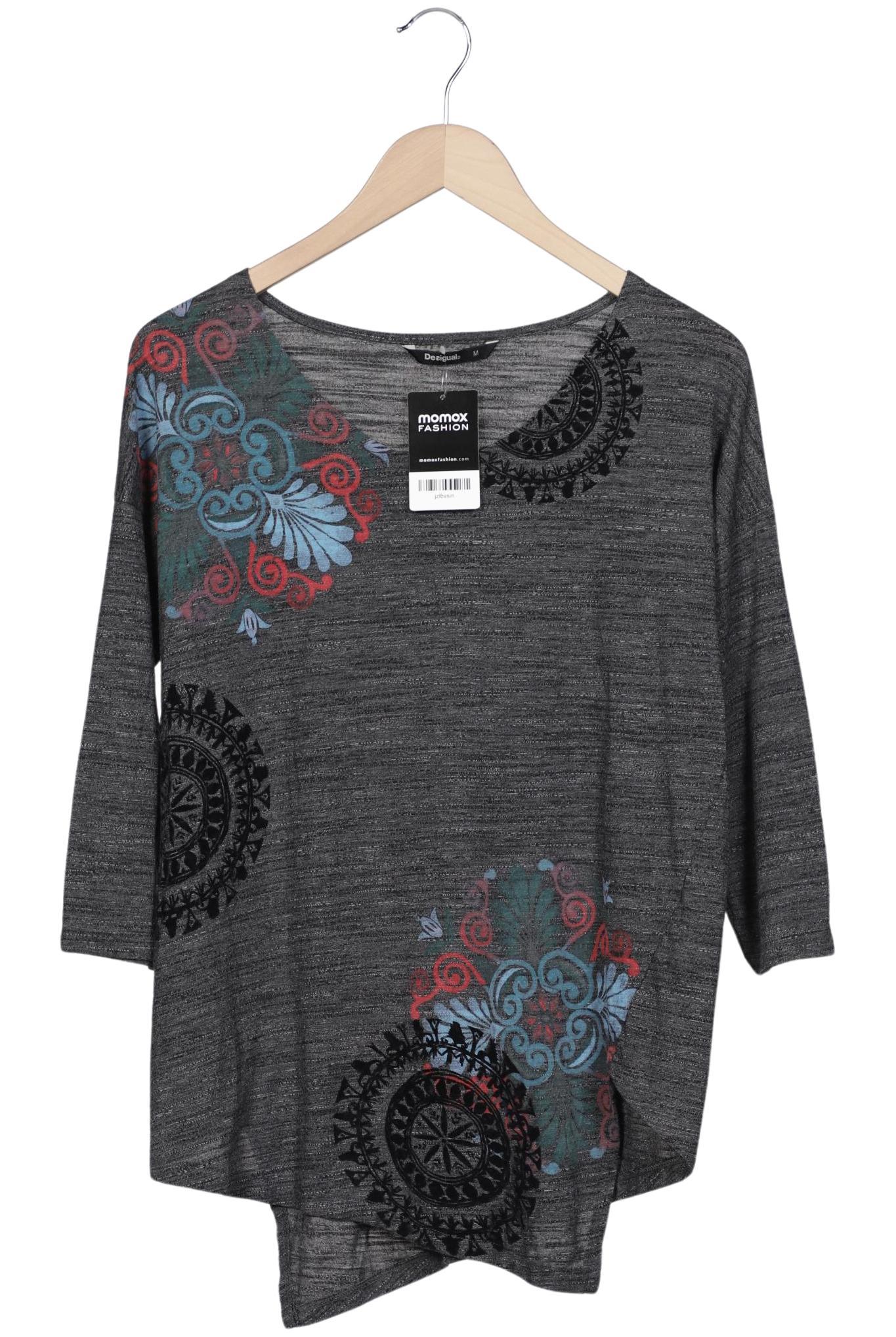 

Desigual Damen Langarmshirt, grau, Gr. 38