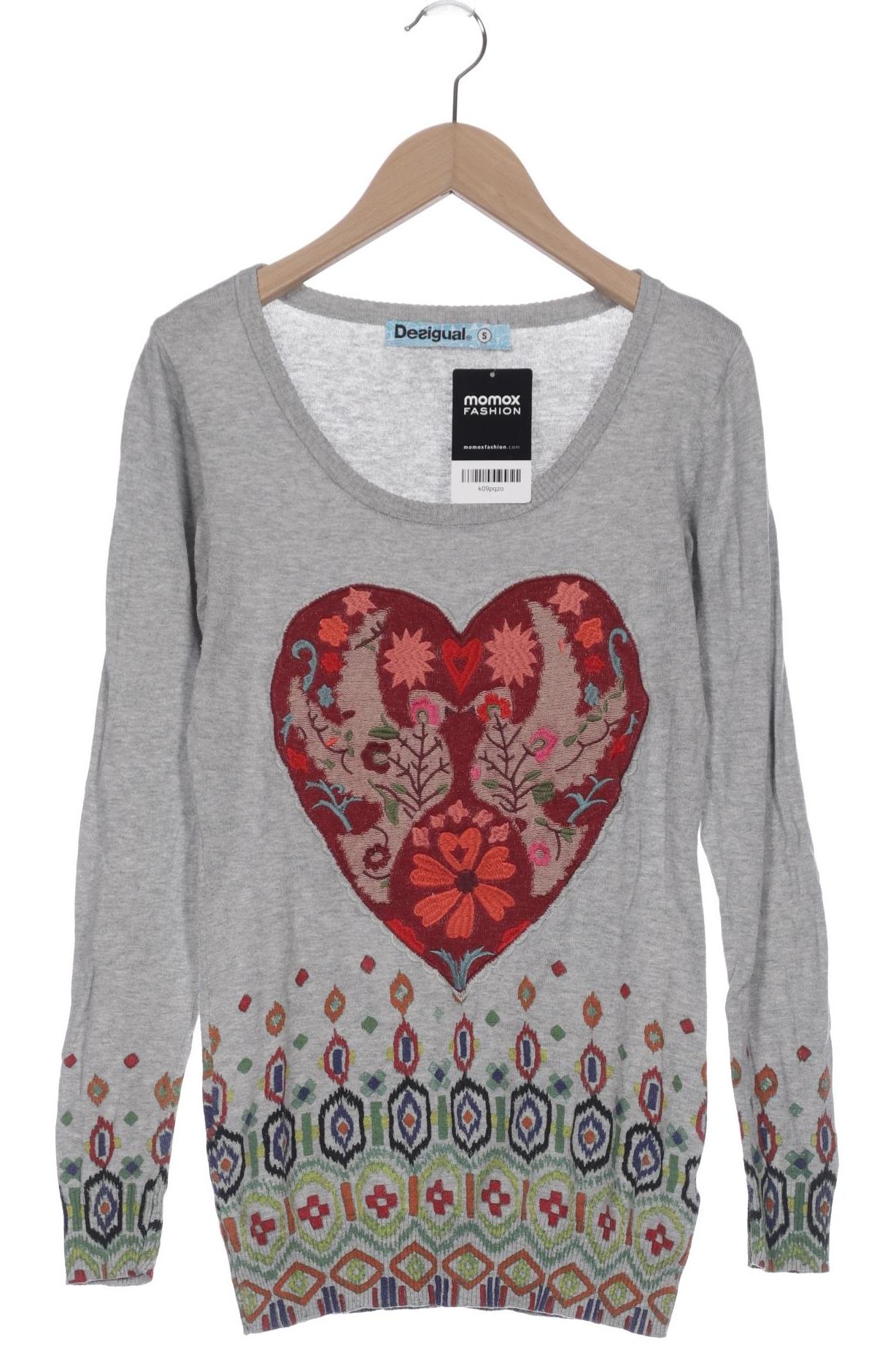

Desigual Damen Langarmshirt, grau, Gr. 36