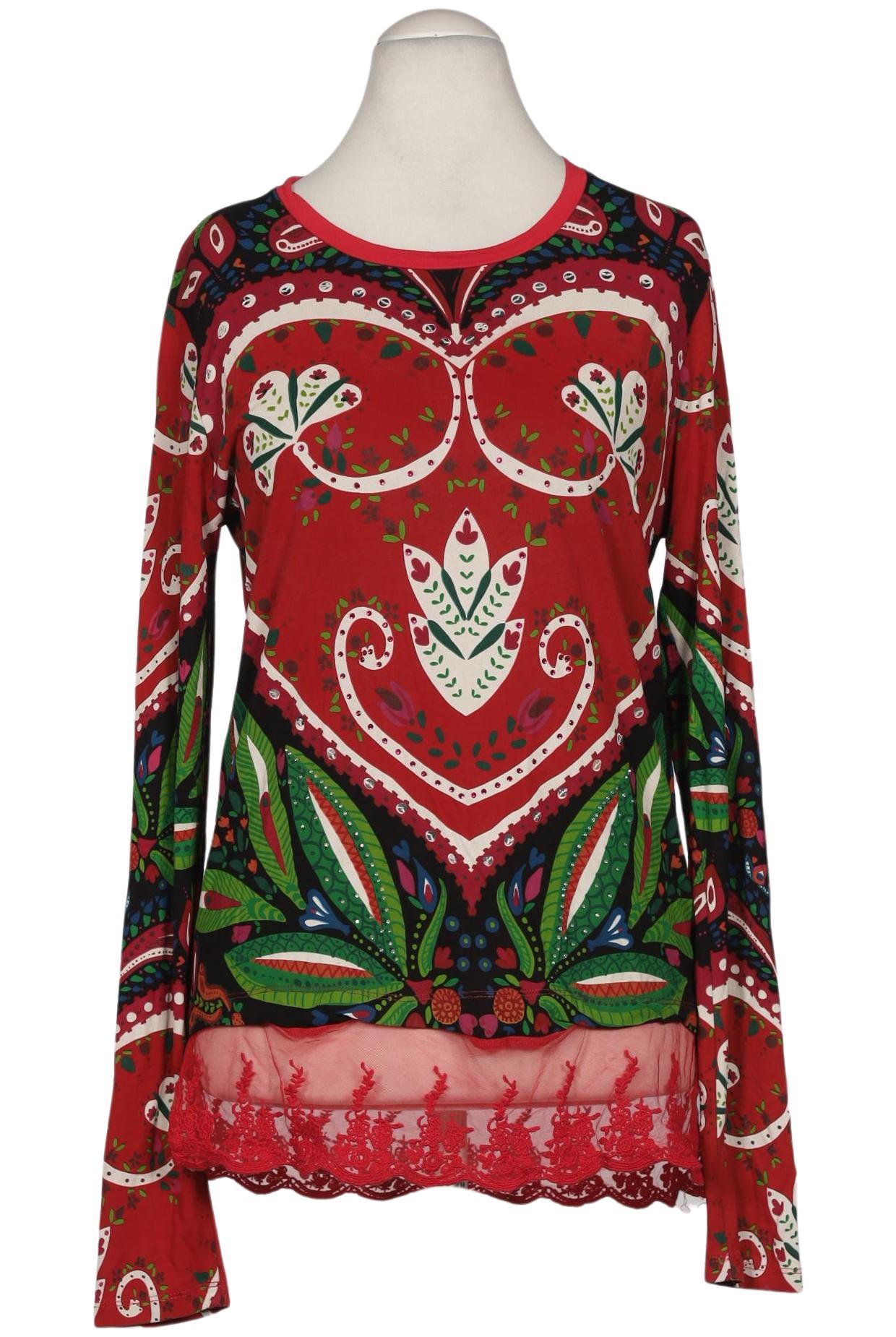 

Desigual Damen Langarmshirt, rot, Gr. 38
