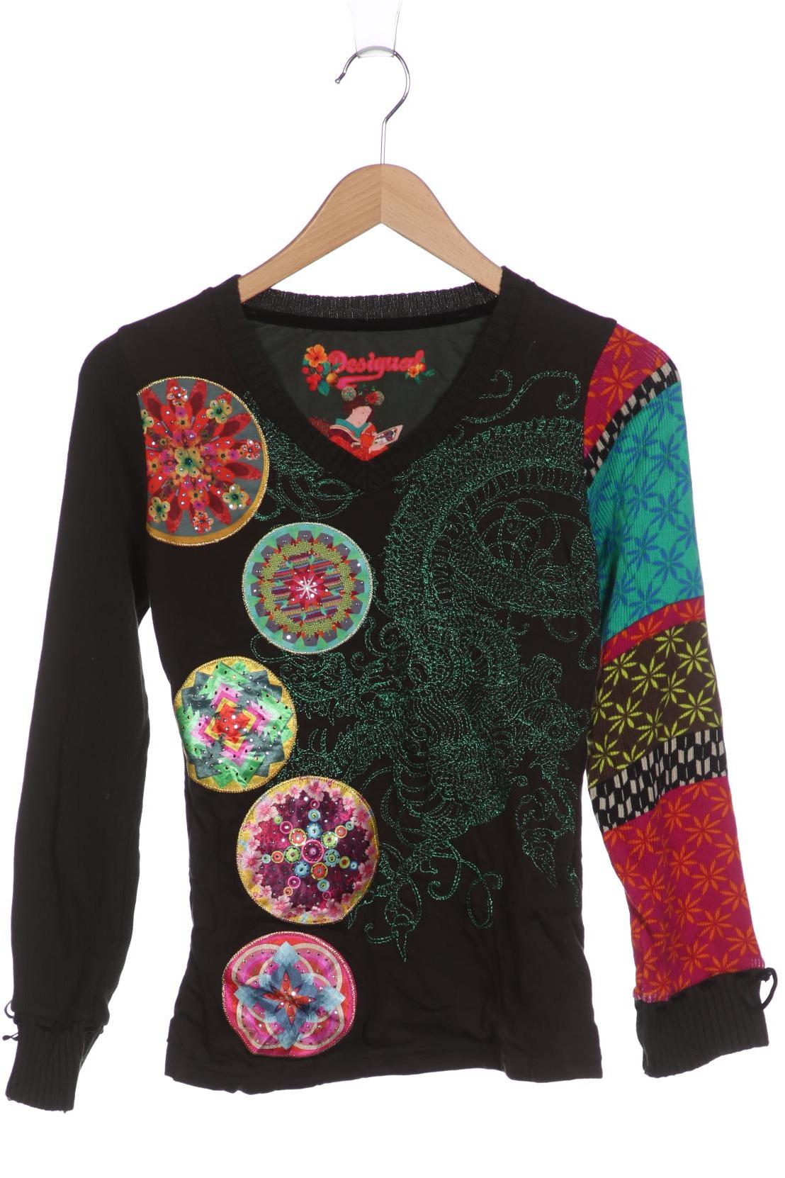 

Desigual Damen Langarmshirt, grün, Gr. 34
