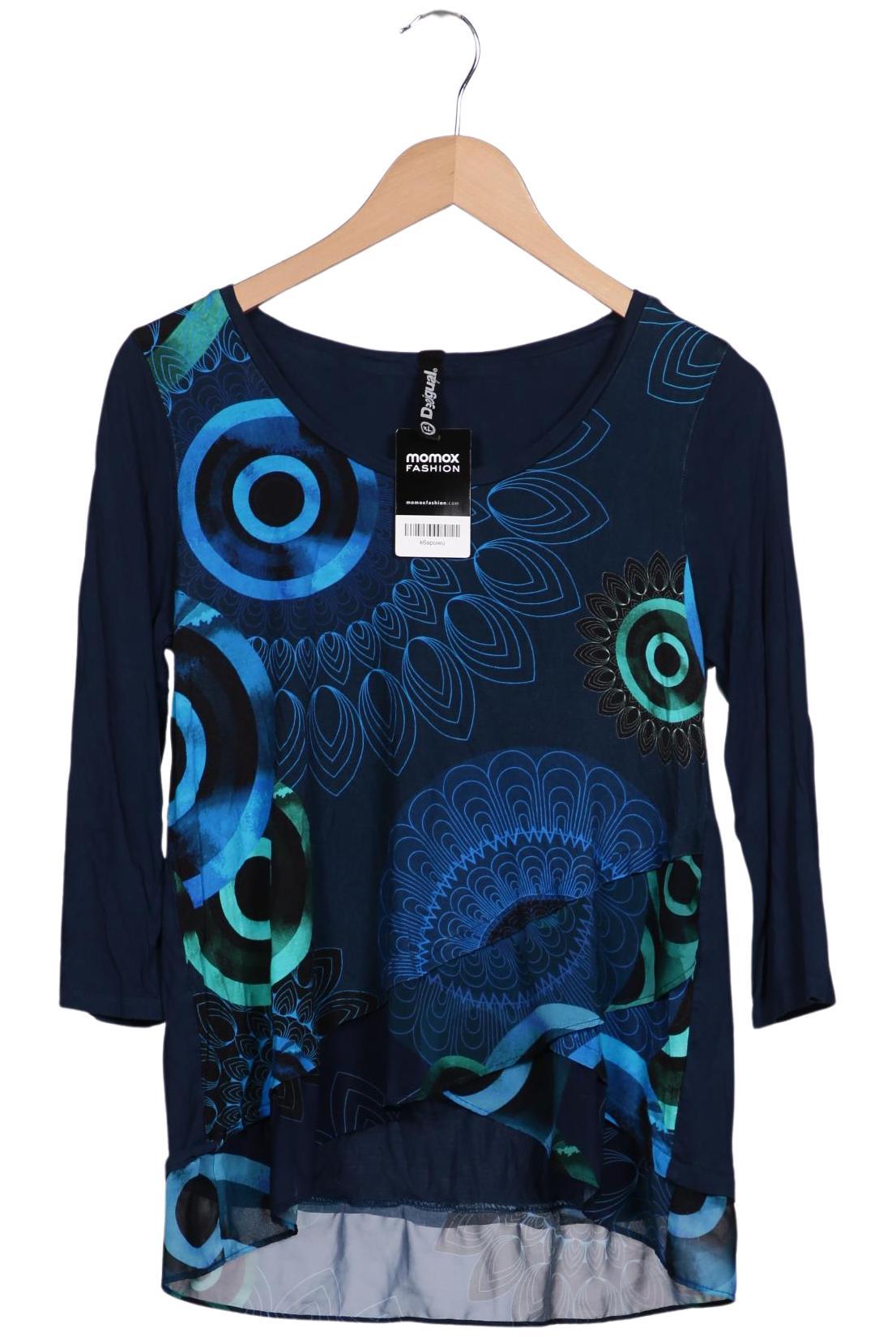 

Desigual Damen Langarmshirt, marineblau, Gr. 44