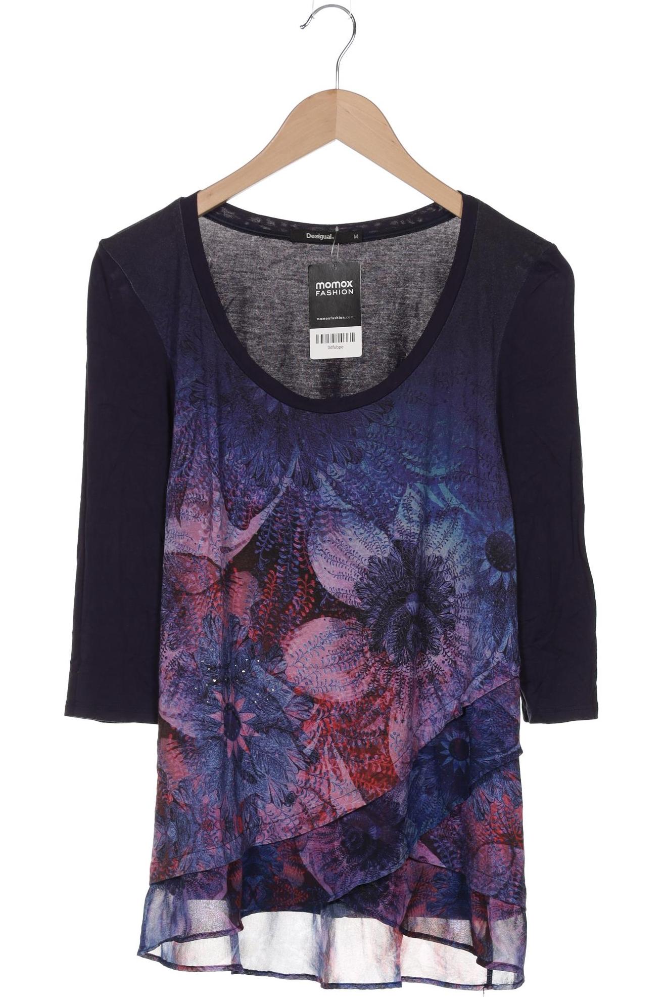 

Desigual Damen Langarmshirt, marineblau, Gr. 38