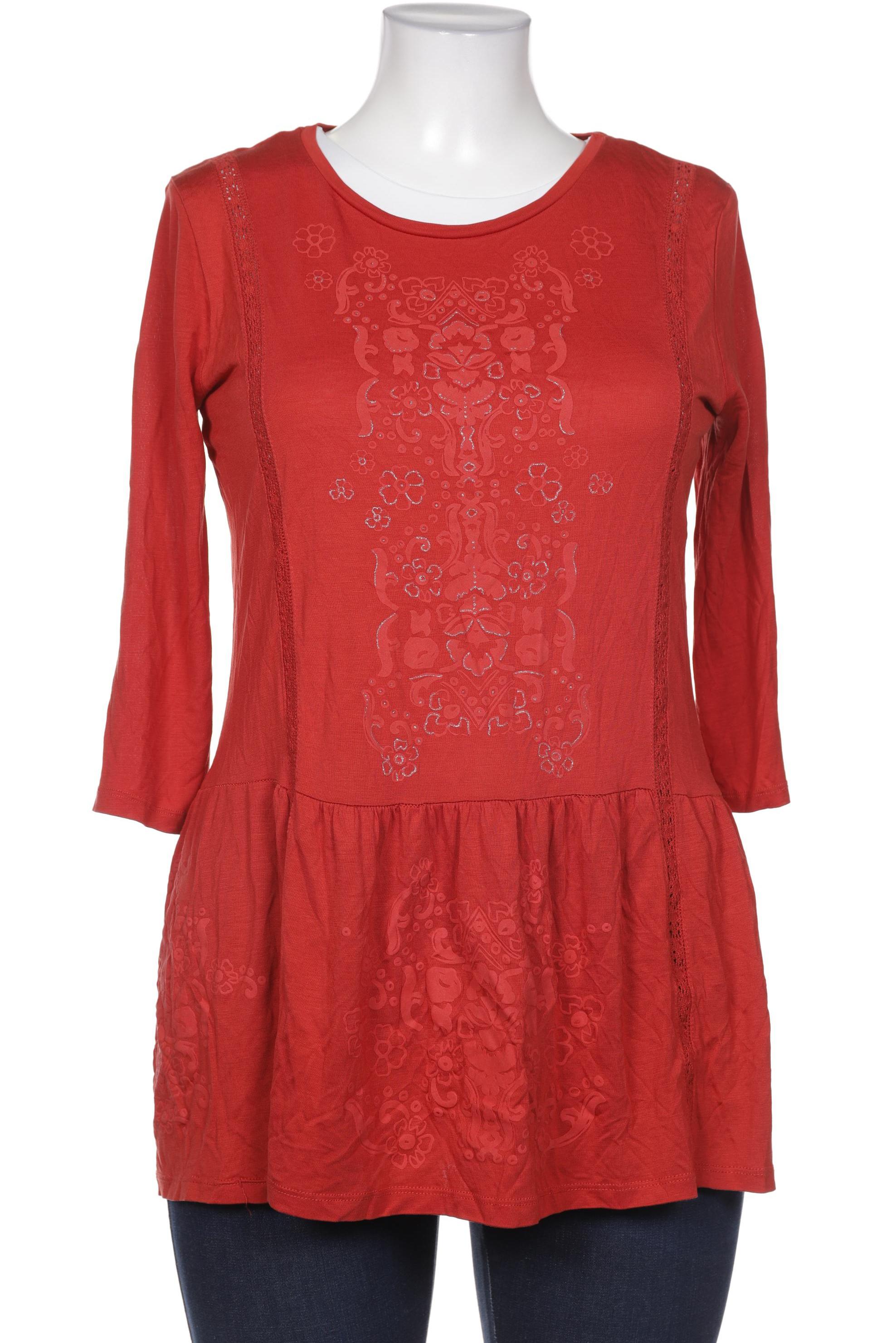 

Desigual Damen Langarmshirt, orange, Gr. 44