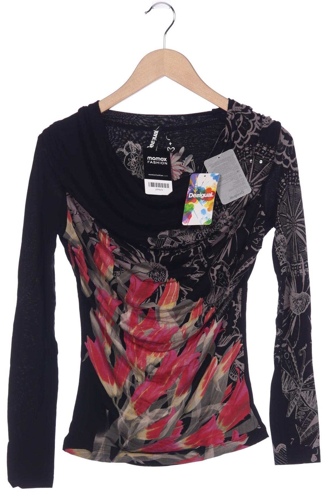 

Desigual Damen Langarmshirt, schwarz, Gr. 34